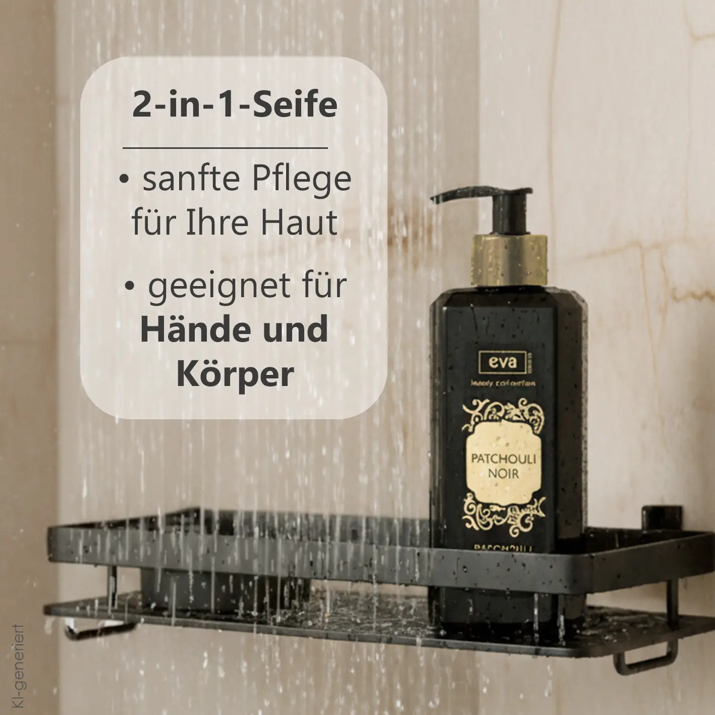 Eva Natura LUXURY COLLECTION Hand- und Körperseife PATCHOULI NOIR 290 ml