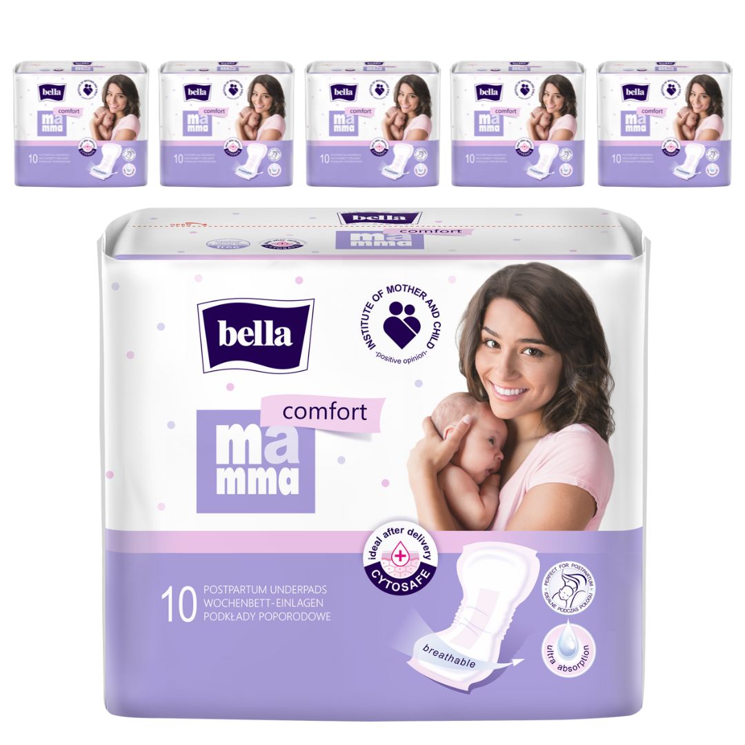bella Mamma Comfort Wochenbett-Einlagen 10 Stück 6er Pack