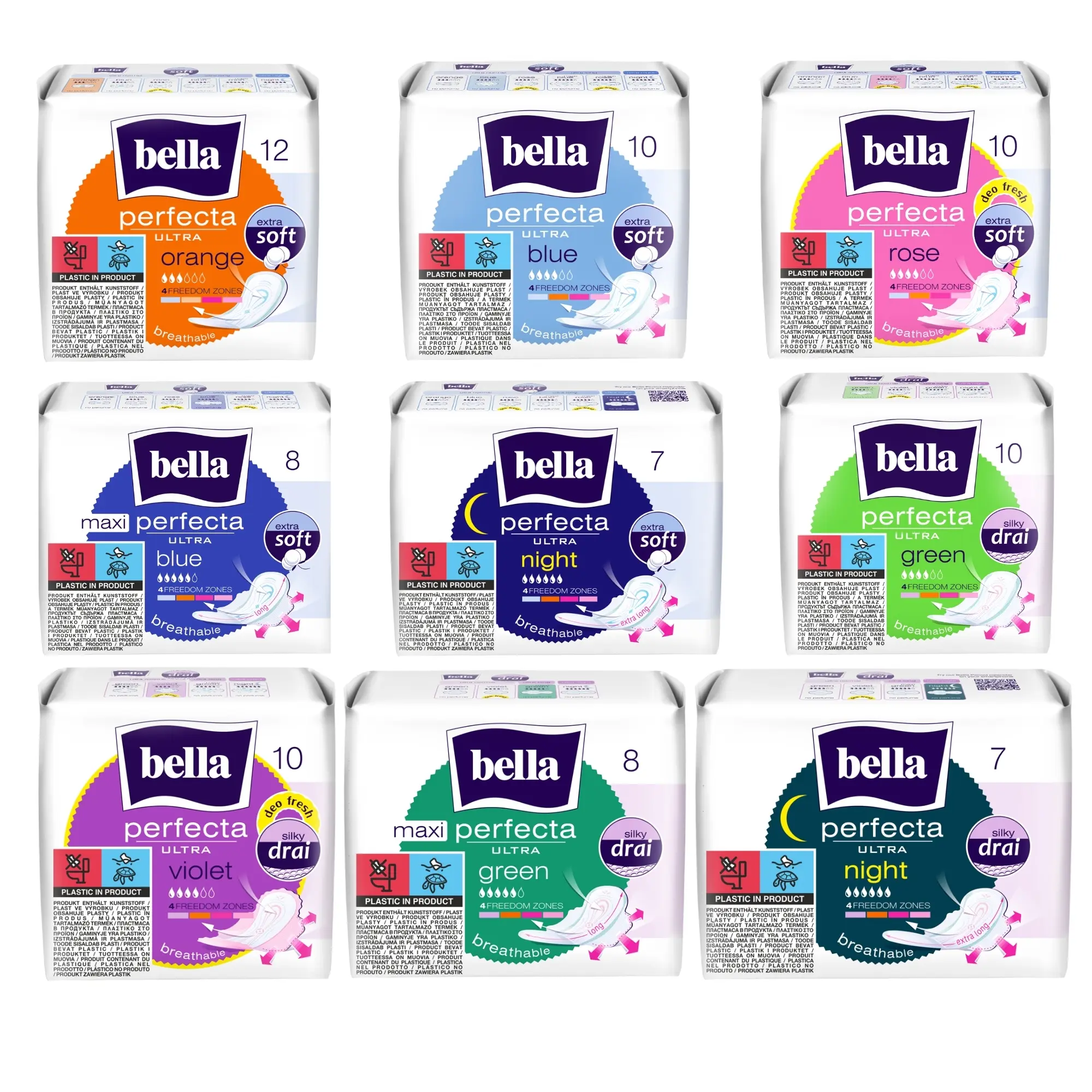 bella Perfecta, Ultra Binden, Testbox (9er-Pack)