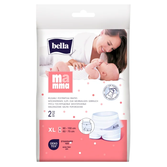 bella Mamma Wöchnerinnen Slip XL 90-150 cm 2 Stück
