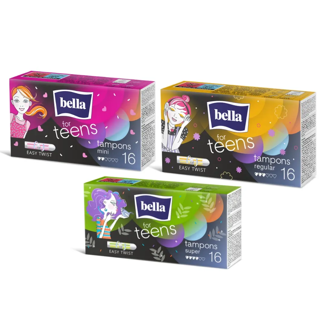 bella for Teens Tampons im Probierpaket 