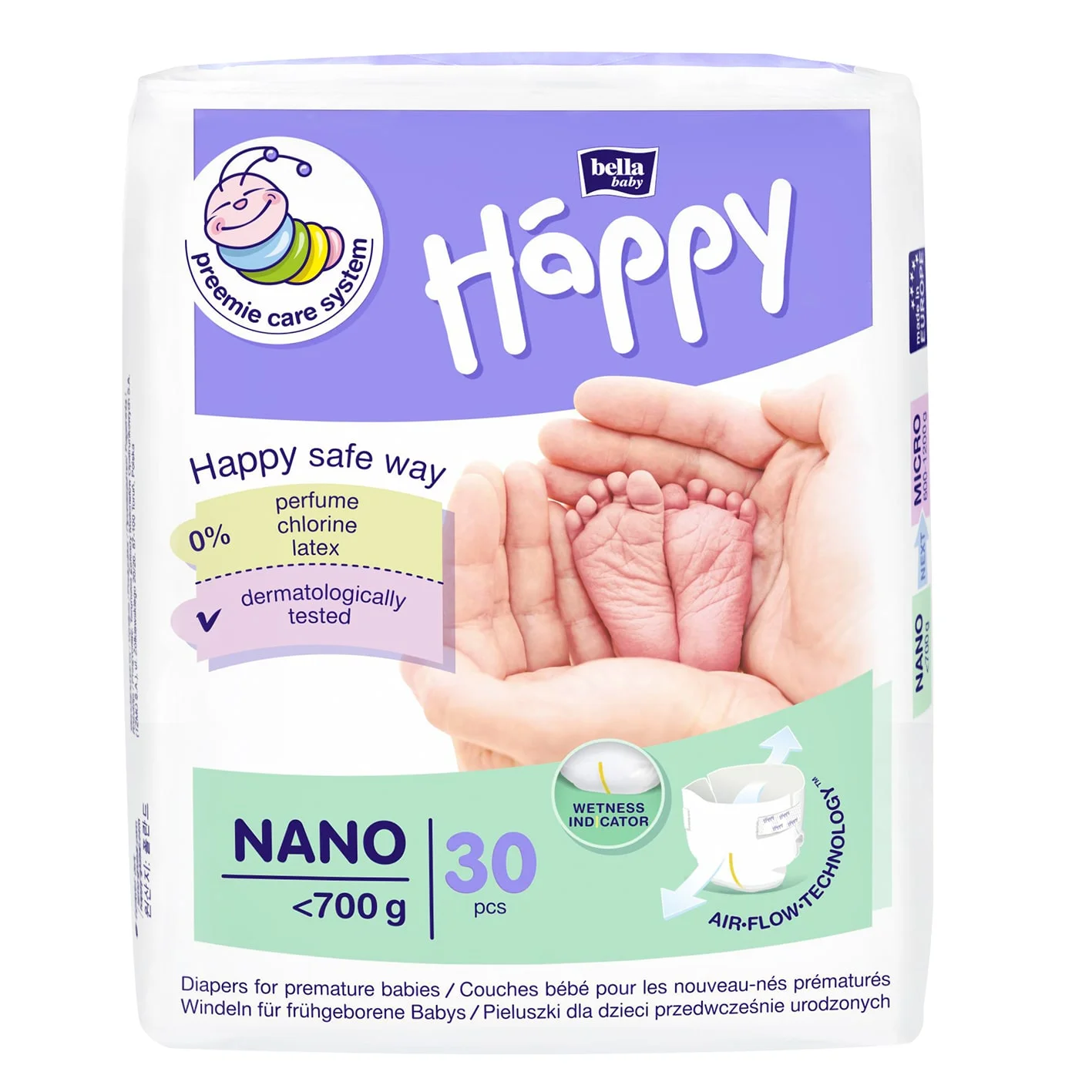 bella baby Happy Windeln Nano unter 700g 30 Stück