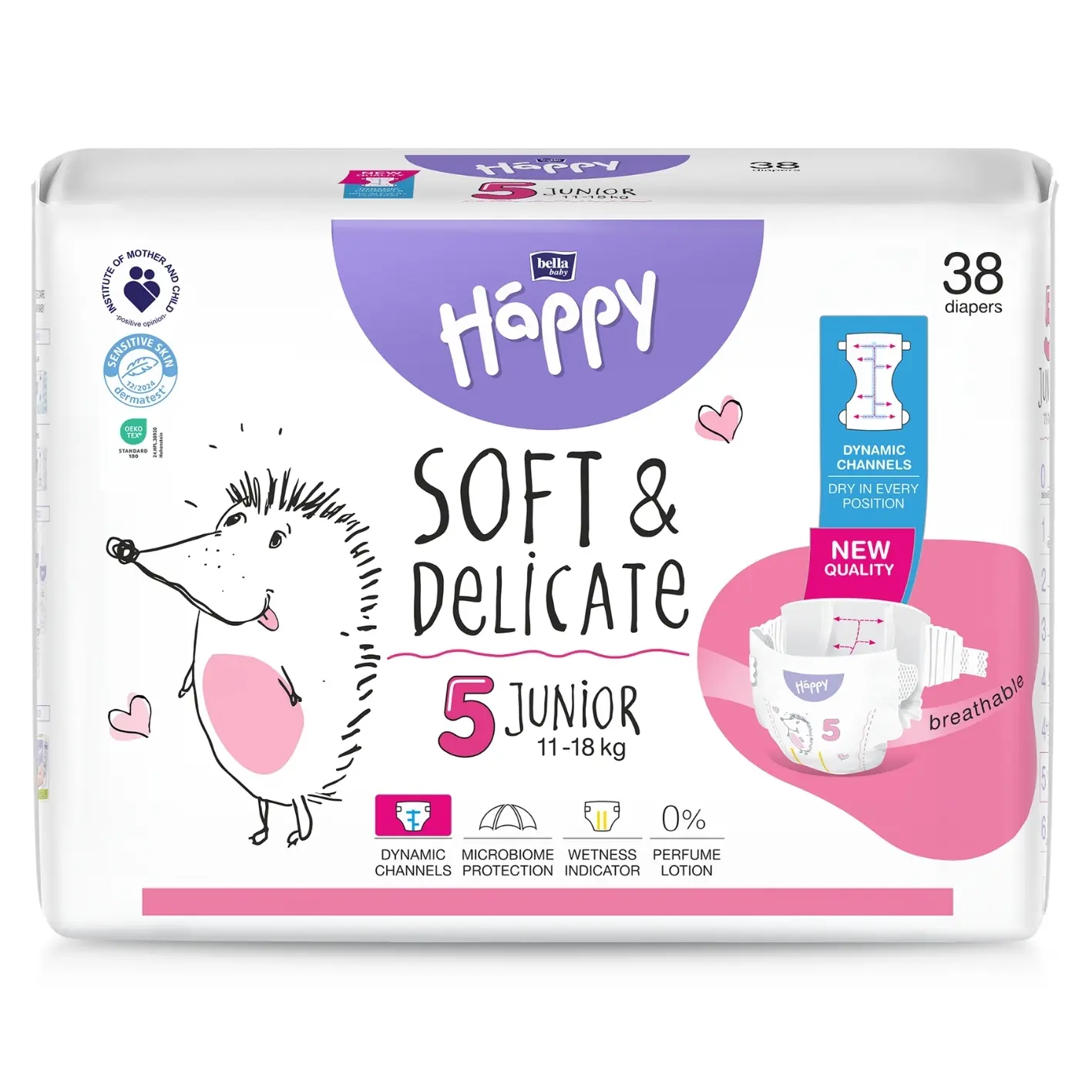 bella baby Happy Windeln Größe 5 Junior 11-18kg 38 Stück