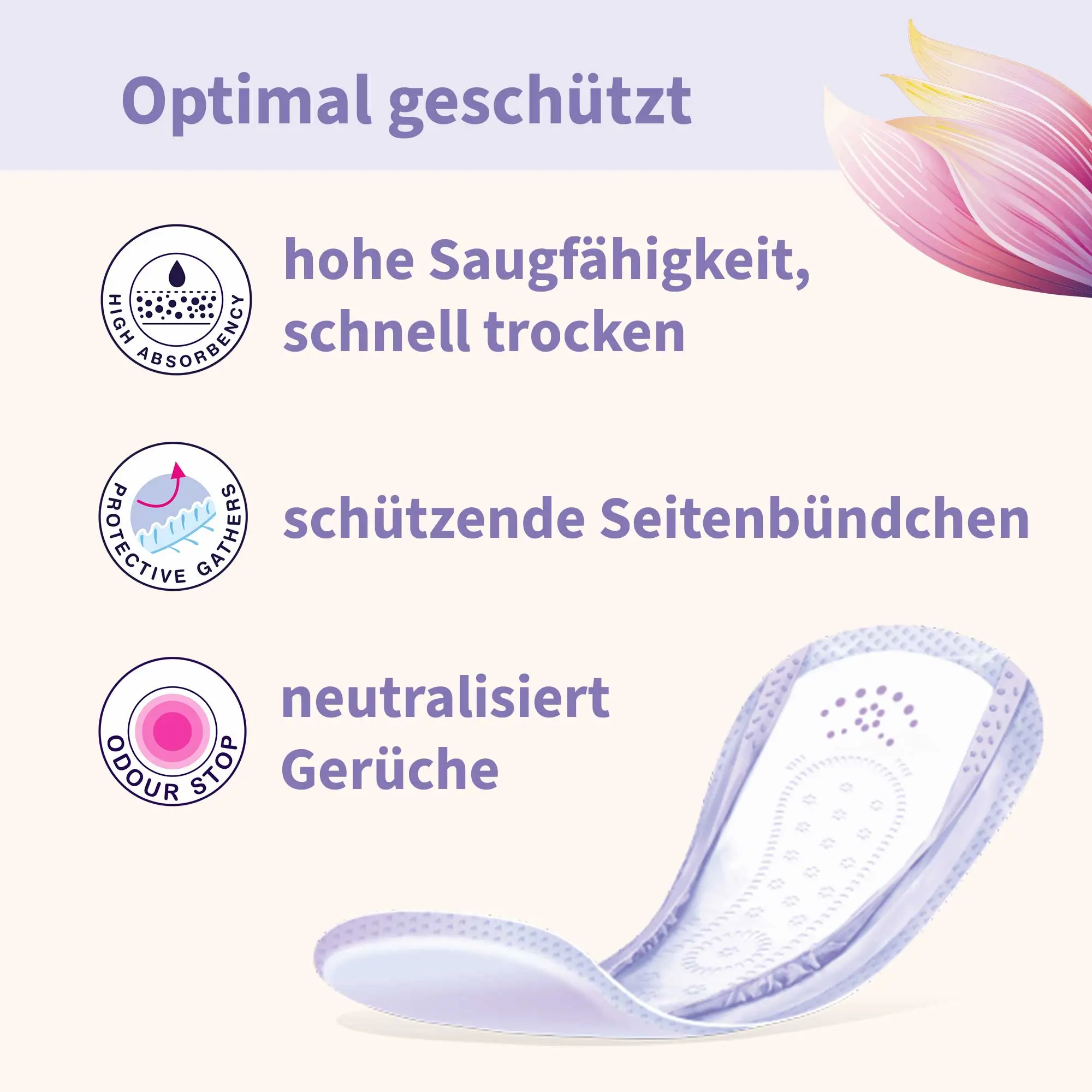 Bladder control pads BELLA CONTROL DISCREET NORMAL 12 pcs