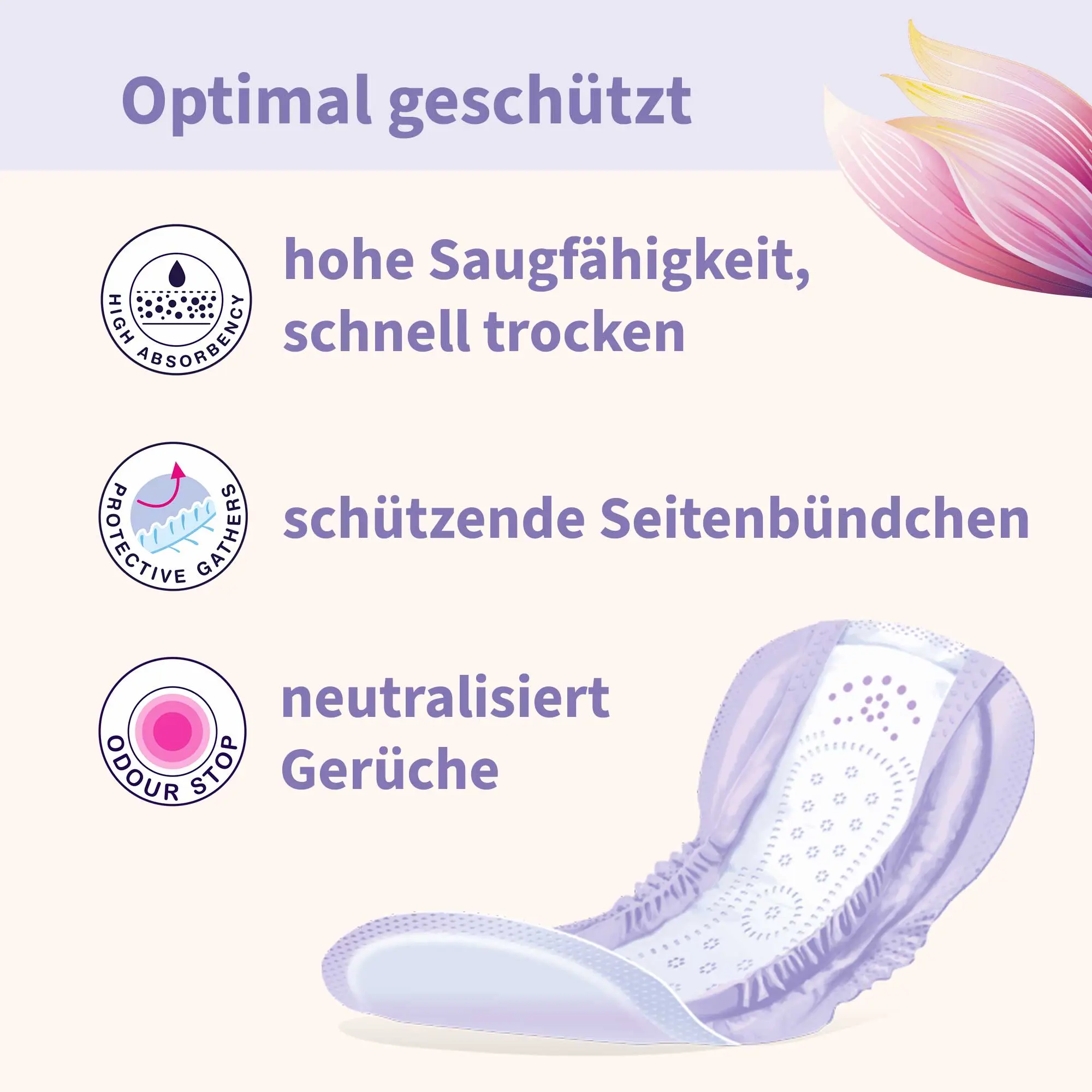 Bladder control pads BELLA CONTROL DISCREET EXTRA 10 pcs
