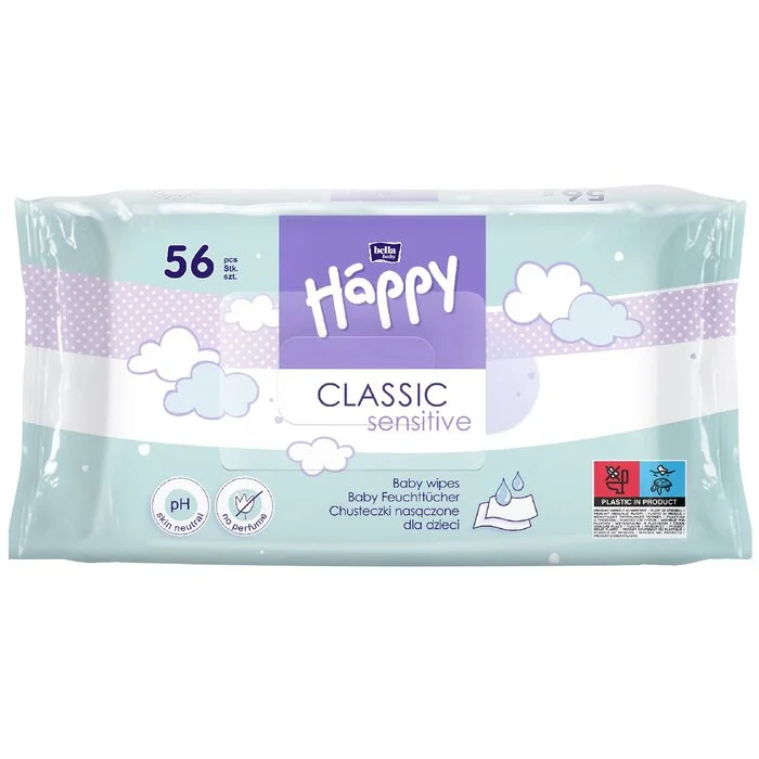 bella baby Happy Classic Feuchttücher Sensitive 56 Stück