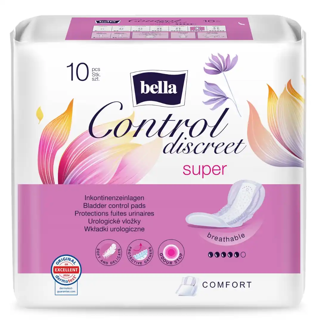 bella Control Discreet Inkontinenz-Einlagen Super 10 Stück