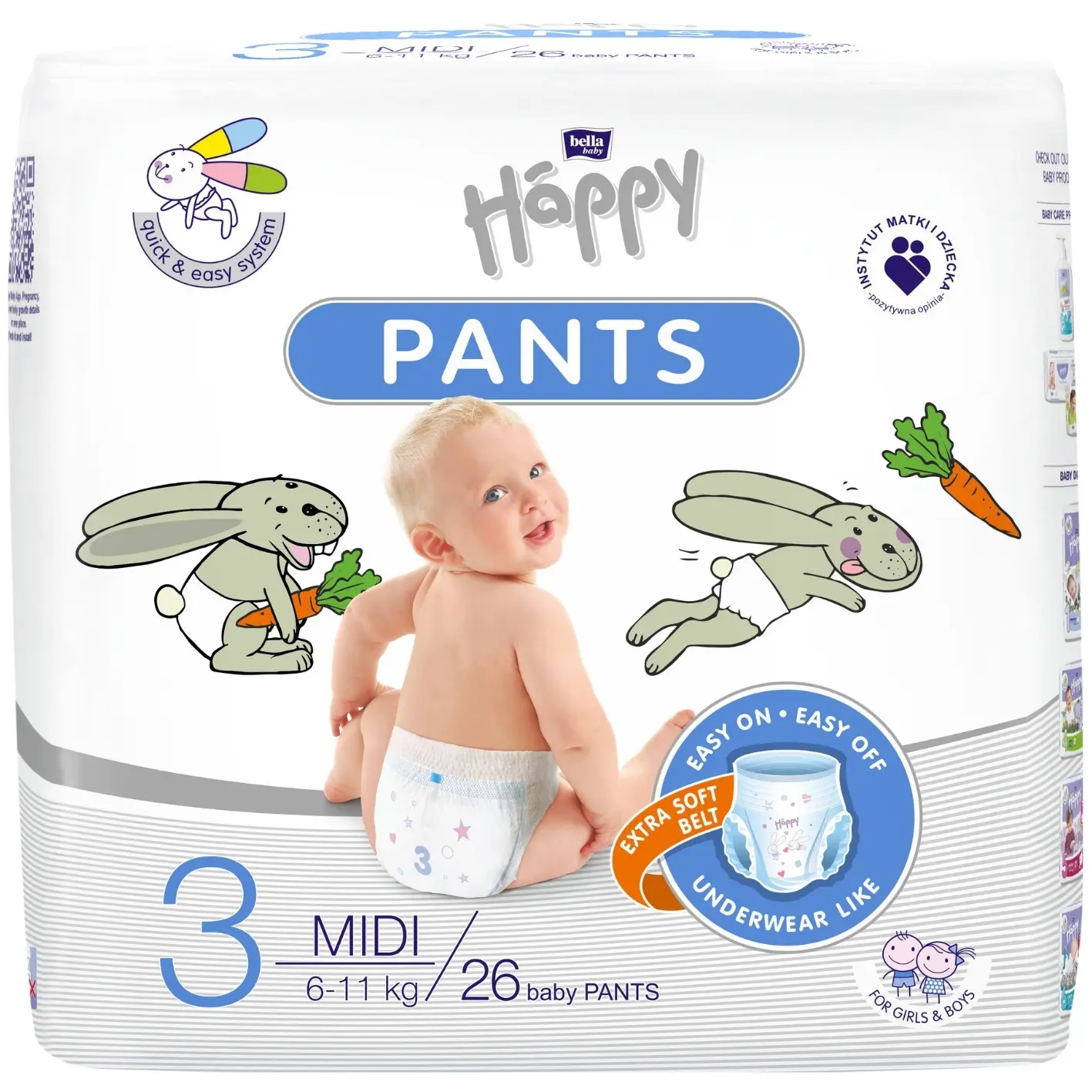 bella baby Happy Pants Größe 3 Midi 6-11 kg 