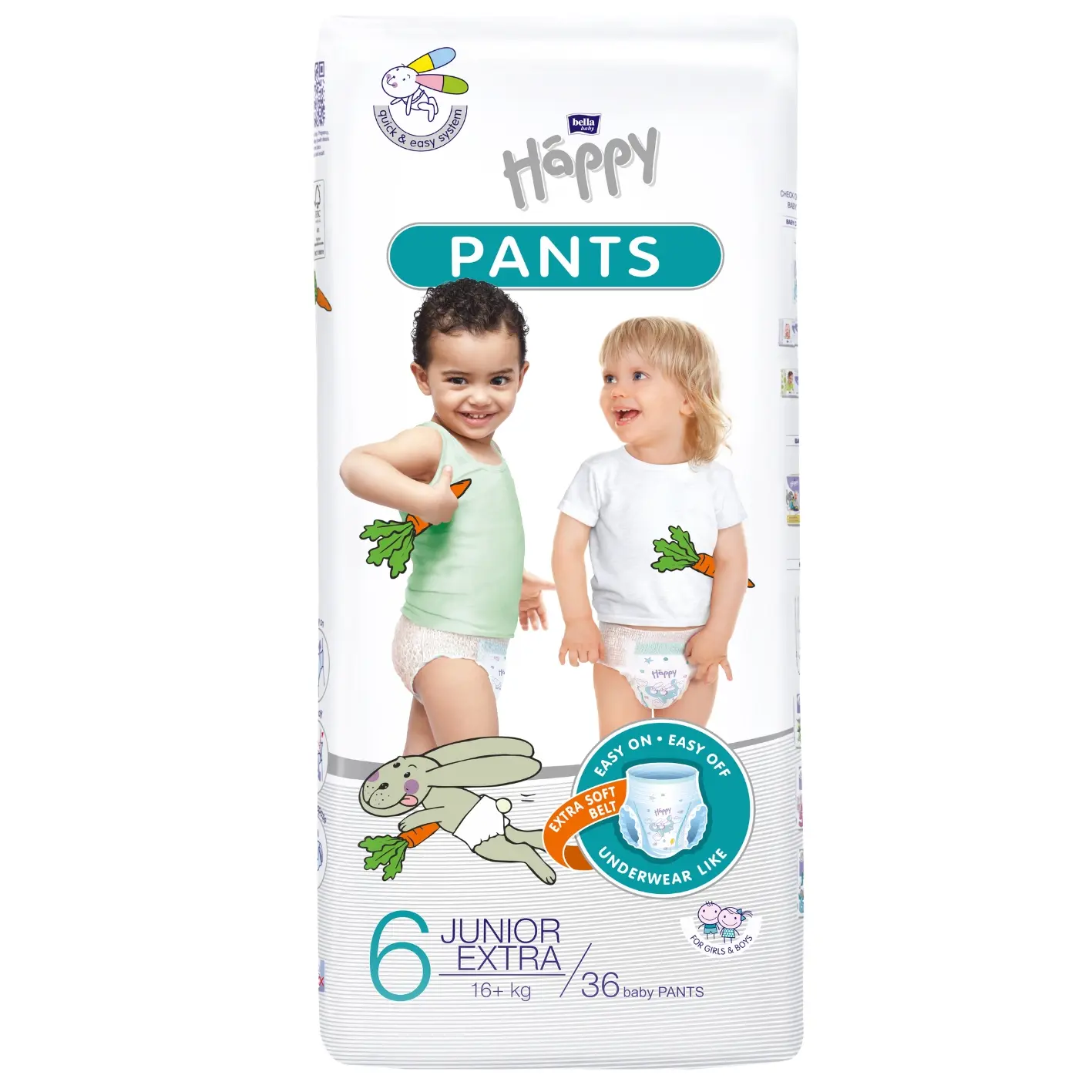 bella baby Happy Pants Größe 6 Junior Extra 16+ kg