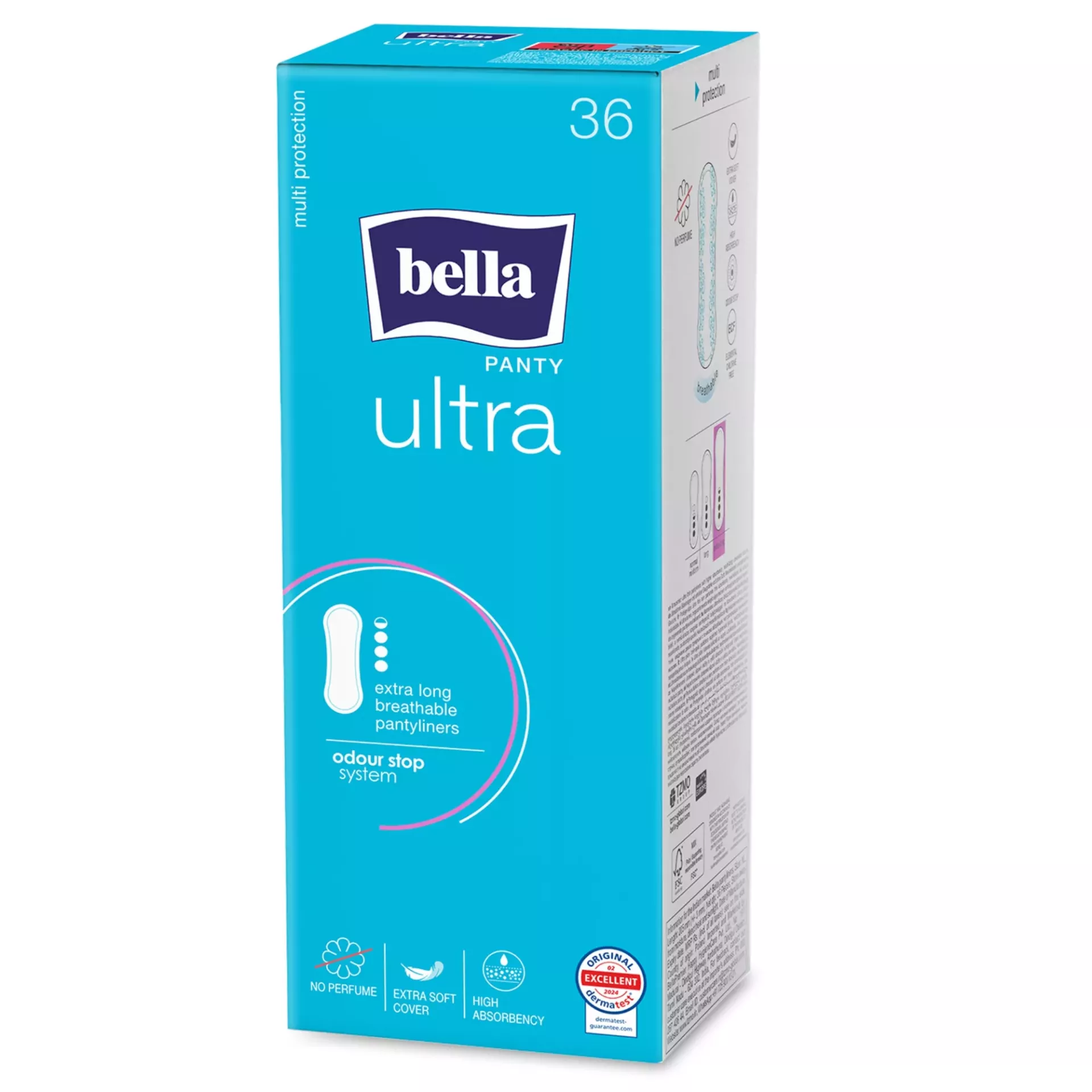bella Panty, Ultra, Slipeinlagen, Extra Long (36 Stück)