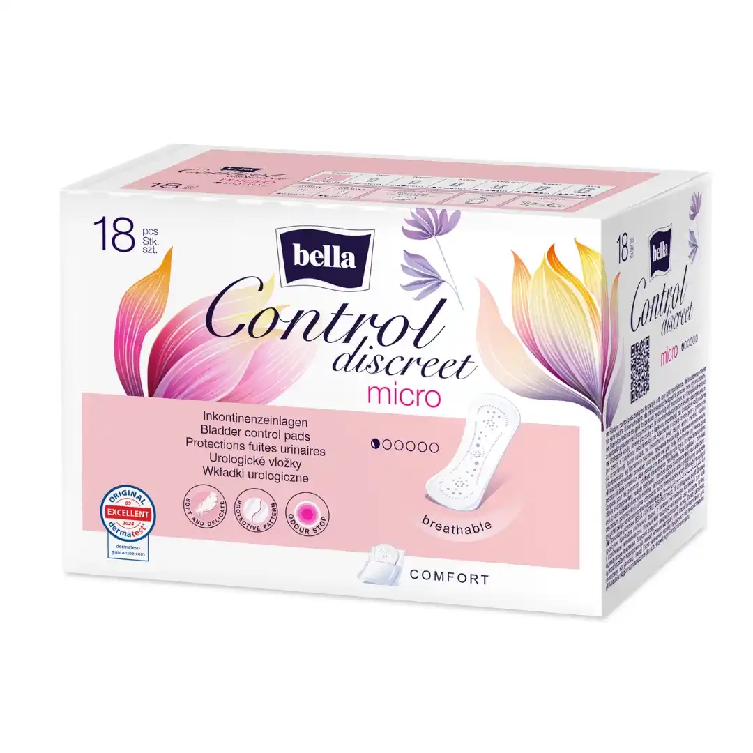 bella Control Discreet Inkontinenz-Einlagen Micro 18 Stück