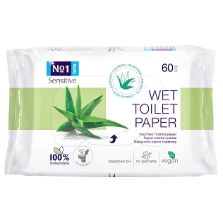 bella No.1 feuchtes Toilettenpapier Sensitive 60 Stück