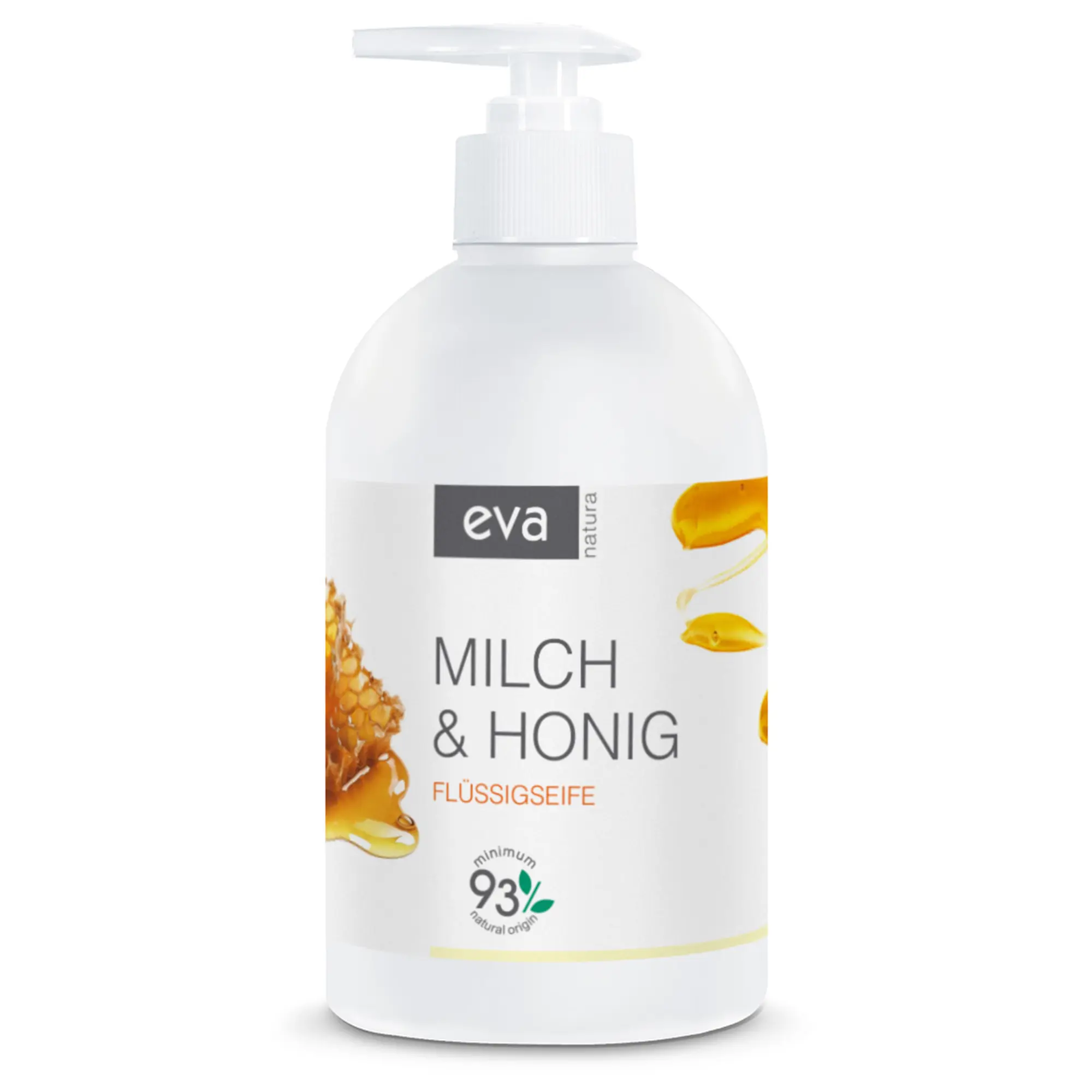 Eva Natura cremige Flüssigseife Milch und Honig 500 ml