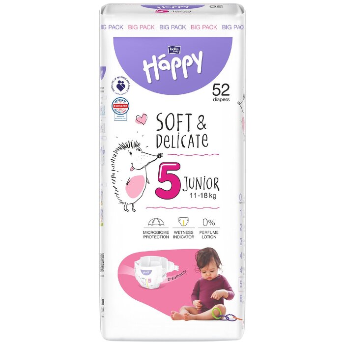 bella baby Happy Windeln Gr. 5 Junior 11-18kg BIG PACK 52 Stück 3er Pack