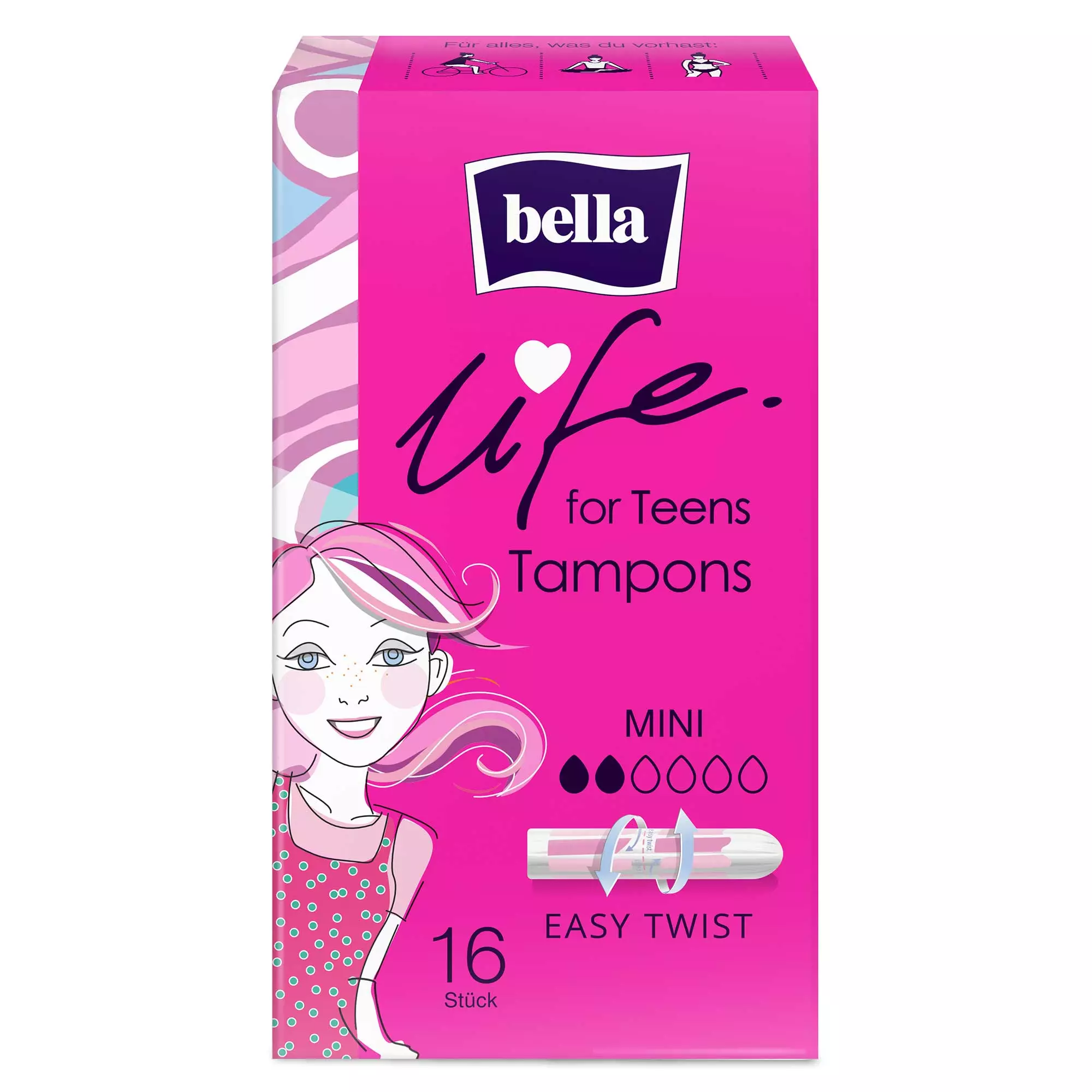 bella life for Teens Tampons Mini 16 Stück