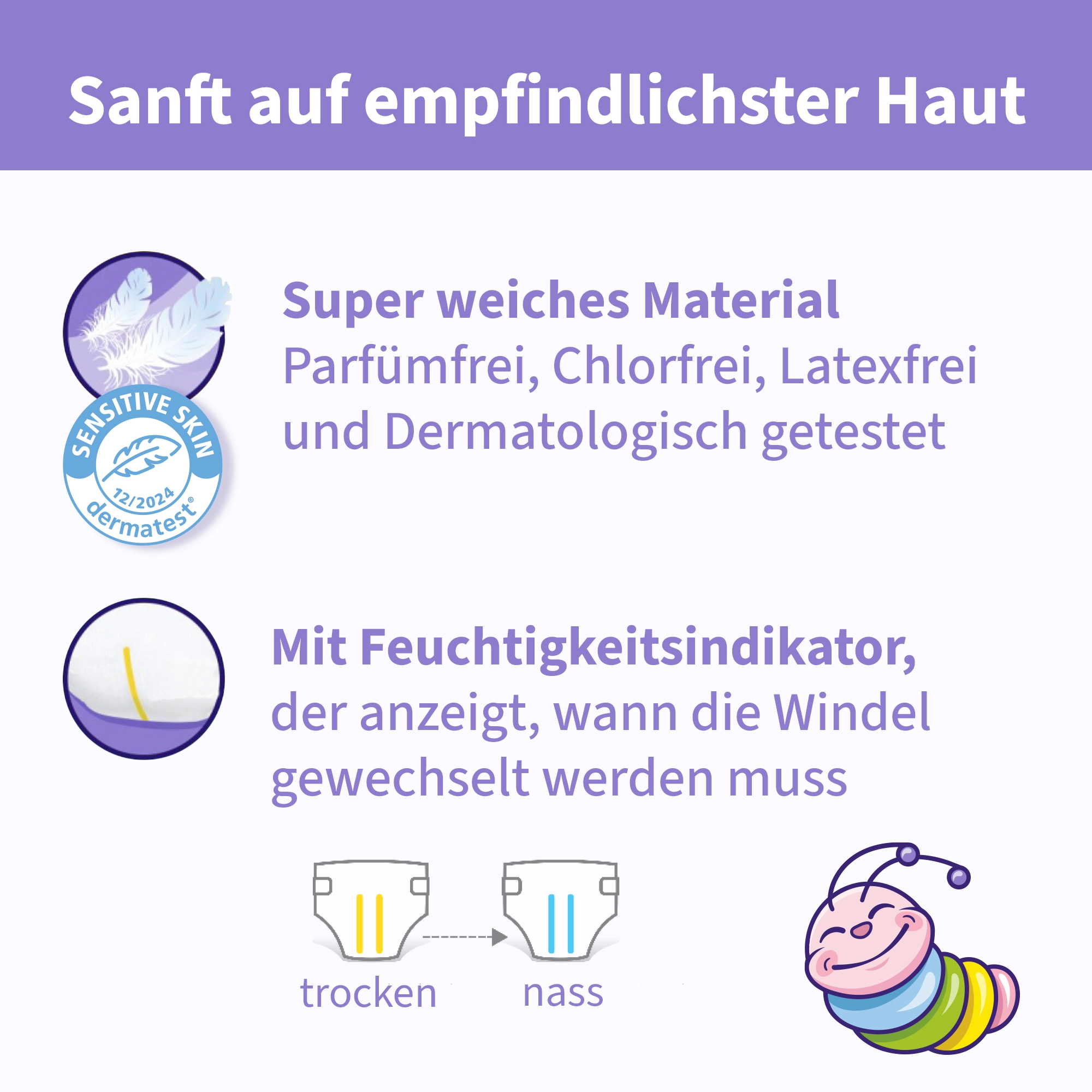 bella baby Happy Windeln für Frühgeborene Nano  unter 700g 30 Stück