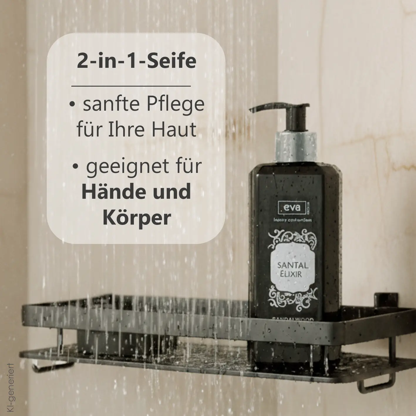 Eva Natura LUXURY COLLECTION Hand- und Körperseife SANTAL ÉLIXIR 290 ml