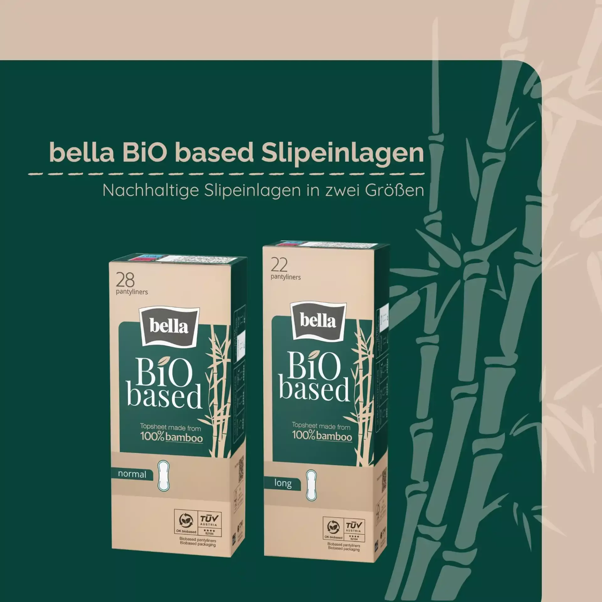 bella Bio Based, Slipeinlagen, Long (22 Stück)