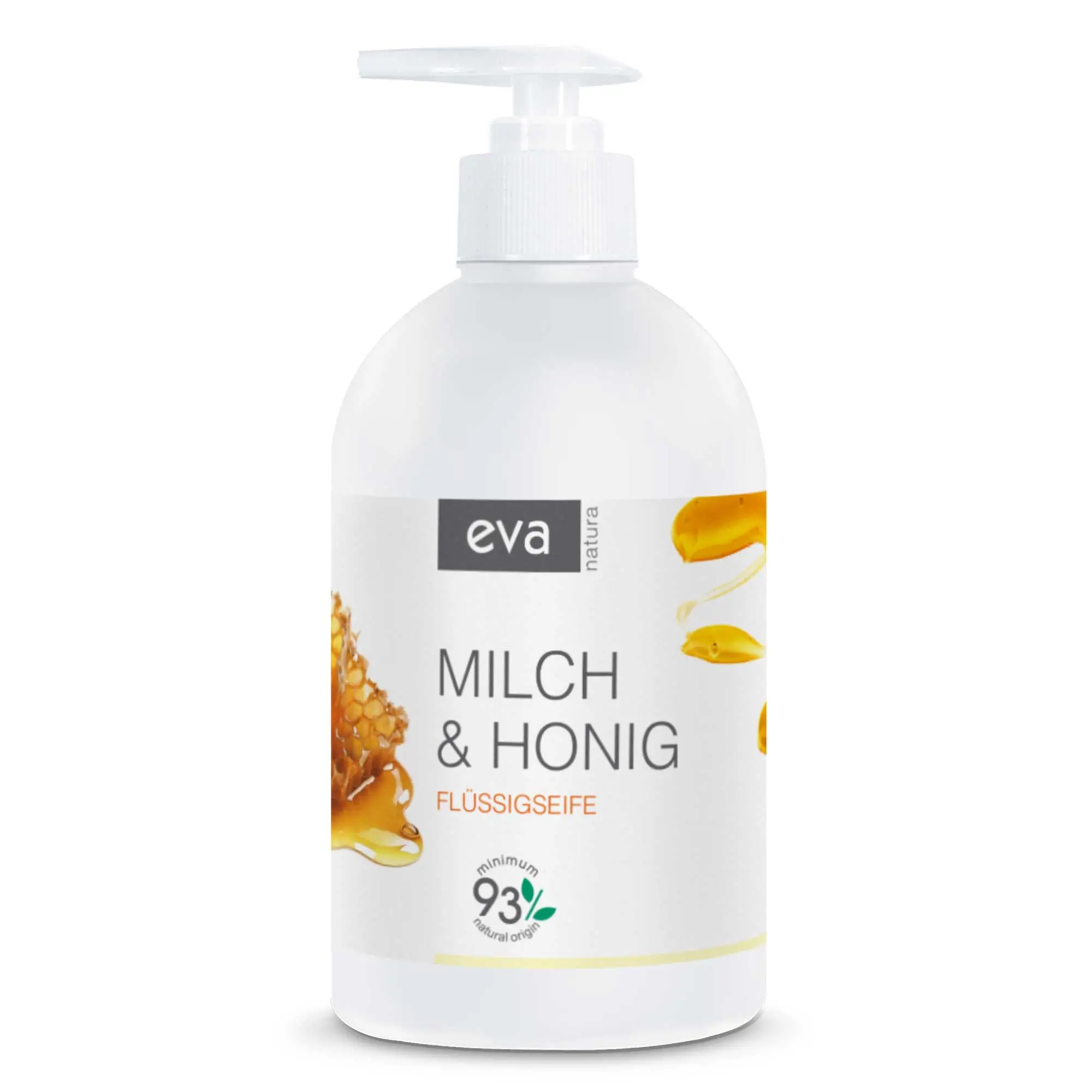 Eva Natura cremige Flüssigseife Milch und Honig 500 ml