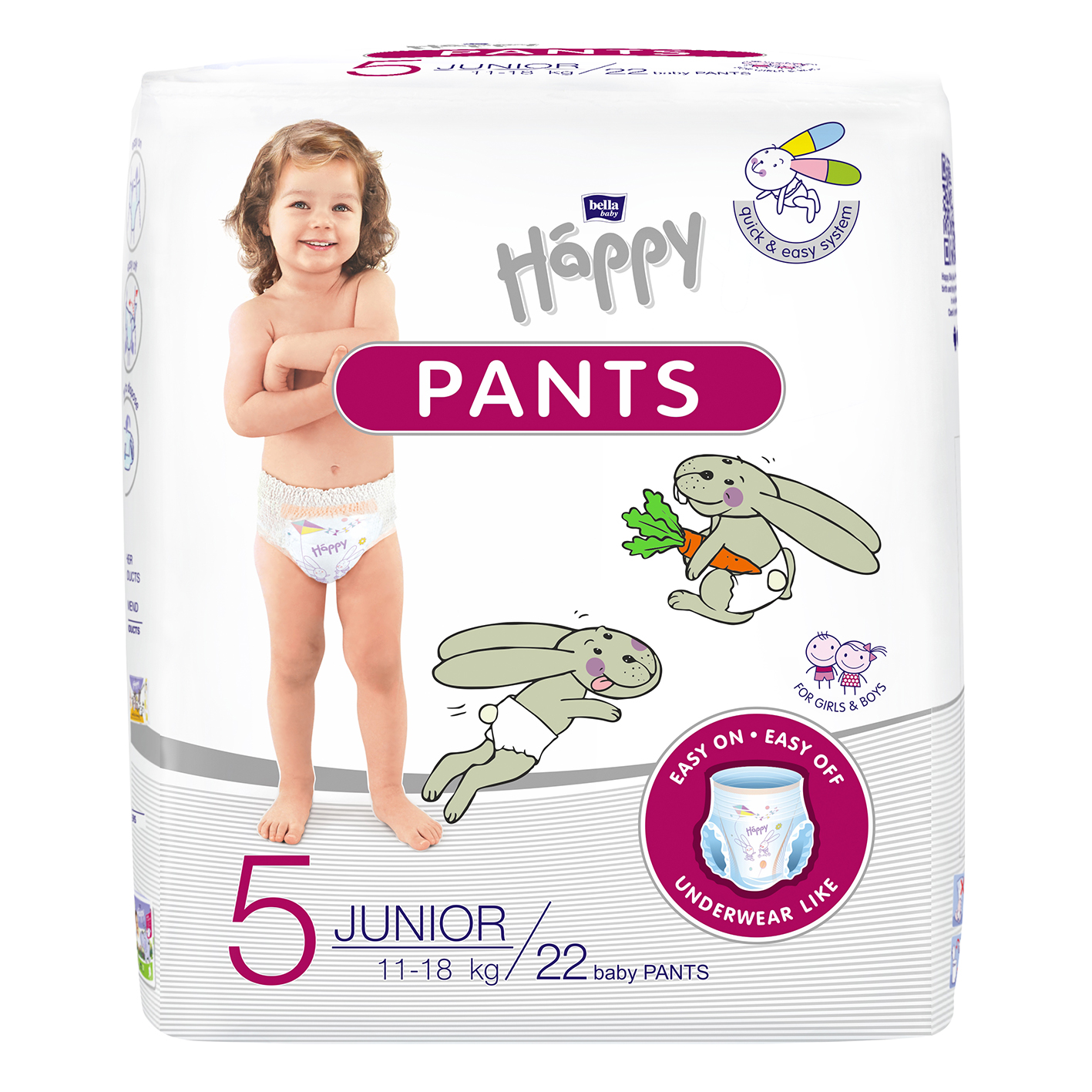 bella baby Happy Pants in den Größen 4-6