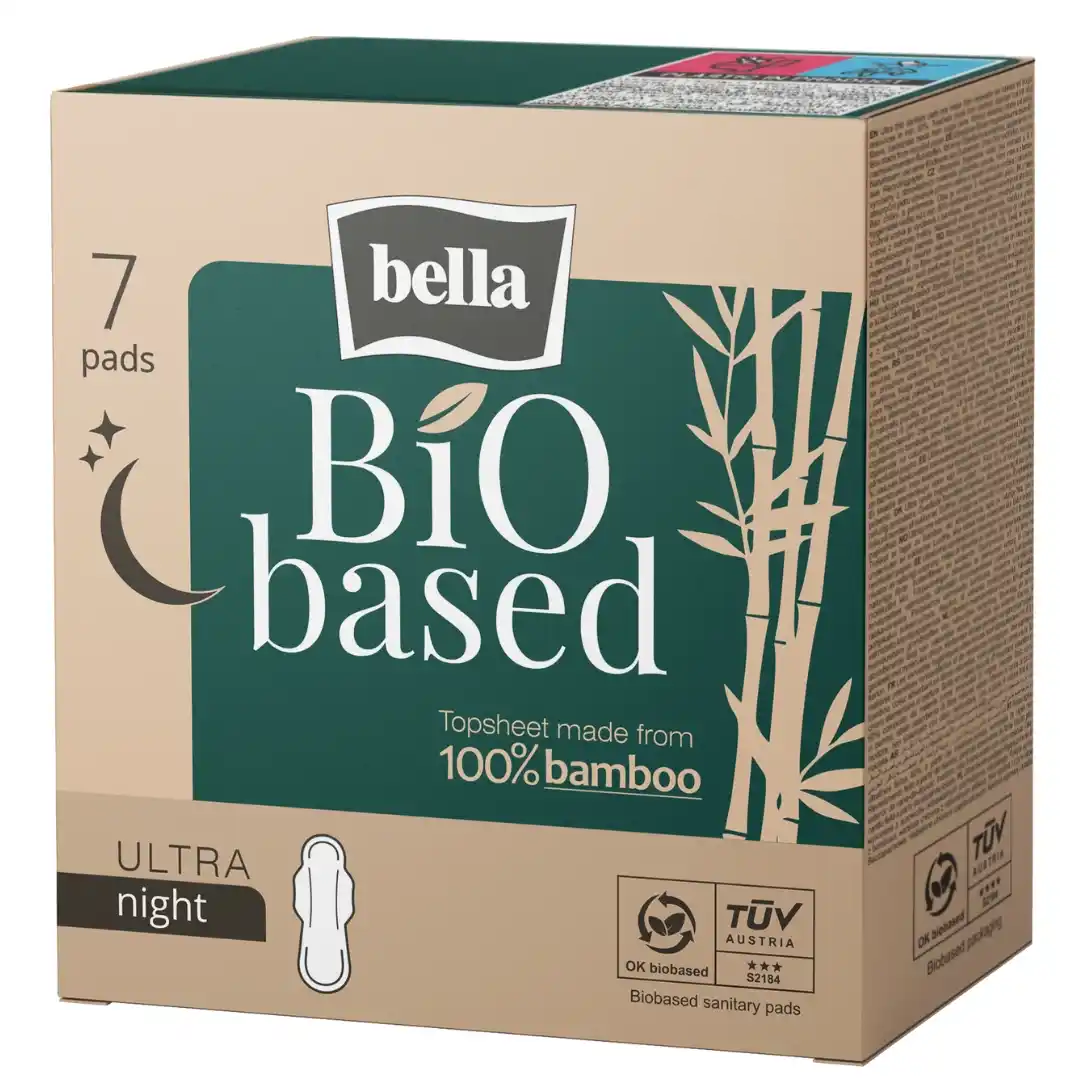 bella Bio Based, Ultra Binden, Night (7 Stück)