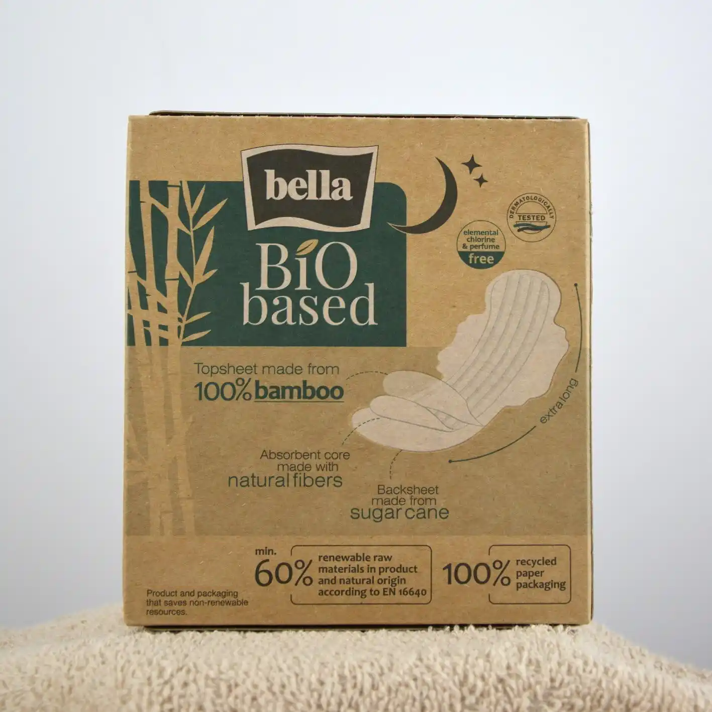 bella Bio Based, Ultra Binden, Night (7 Stück)