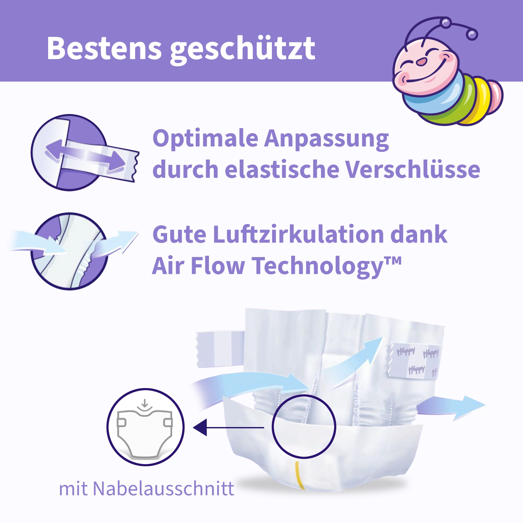 bella baby Happy Windeln für Frühgeborene Nano  unter 700g 30 Stück