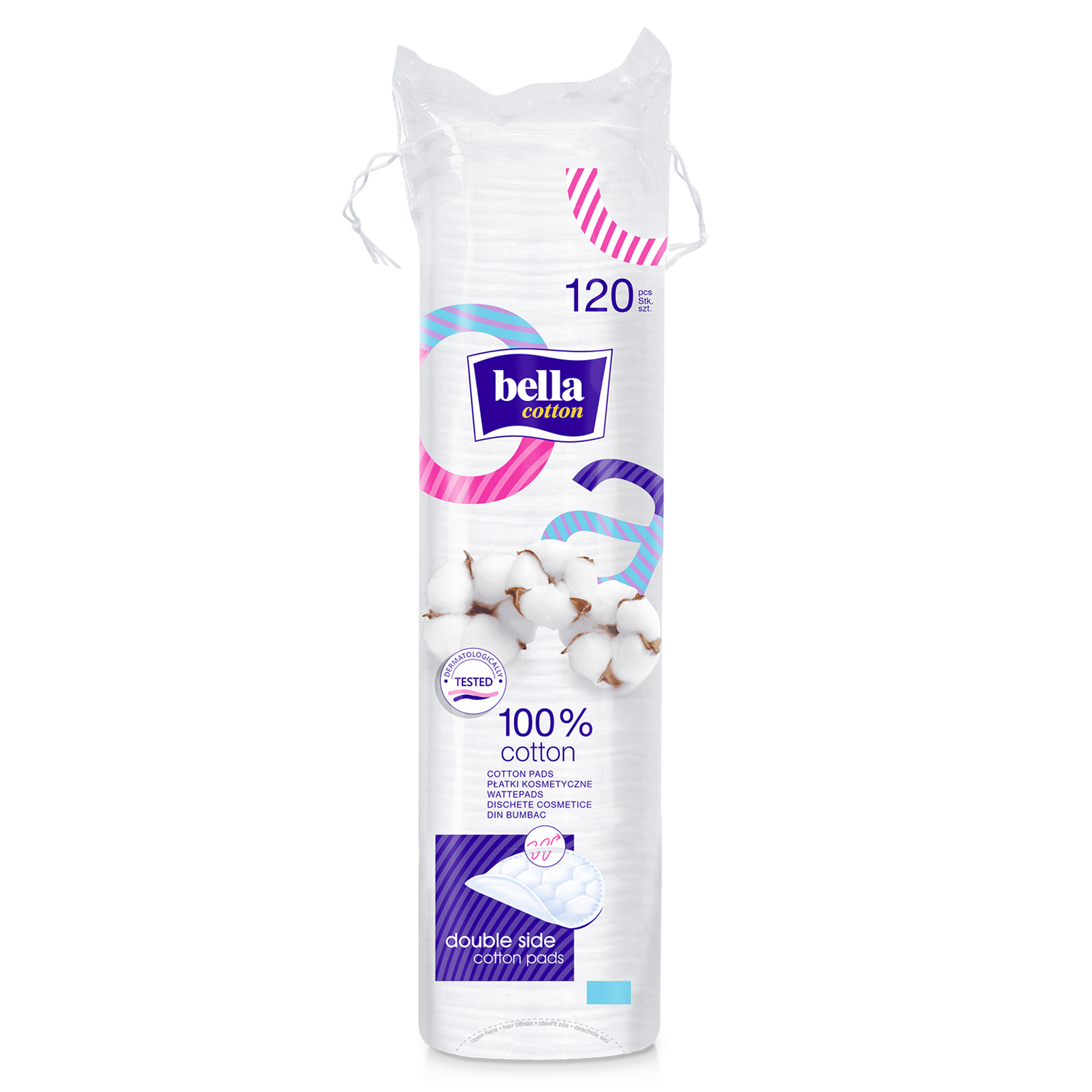 bella Cotton Wattepads rund (120 Stück)