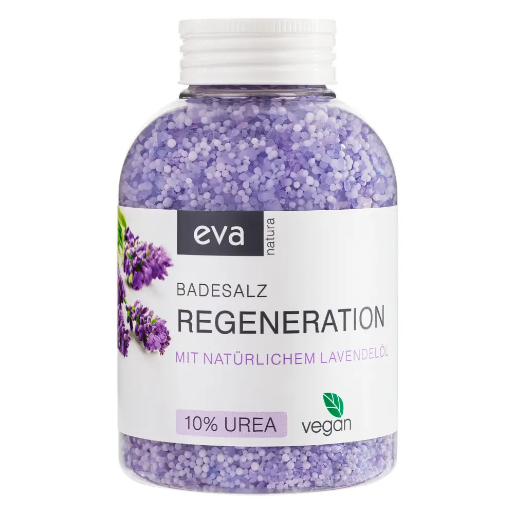 Eva Natura Badesalz Regeneration mit natürlichem Lavendelöl 600 g
