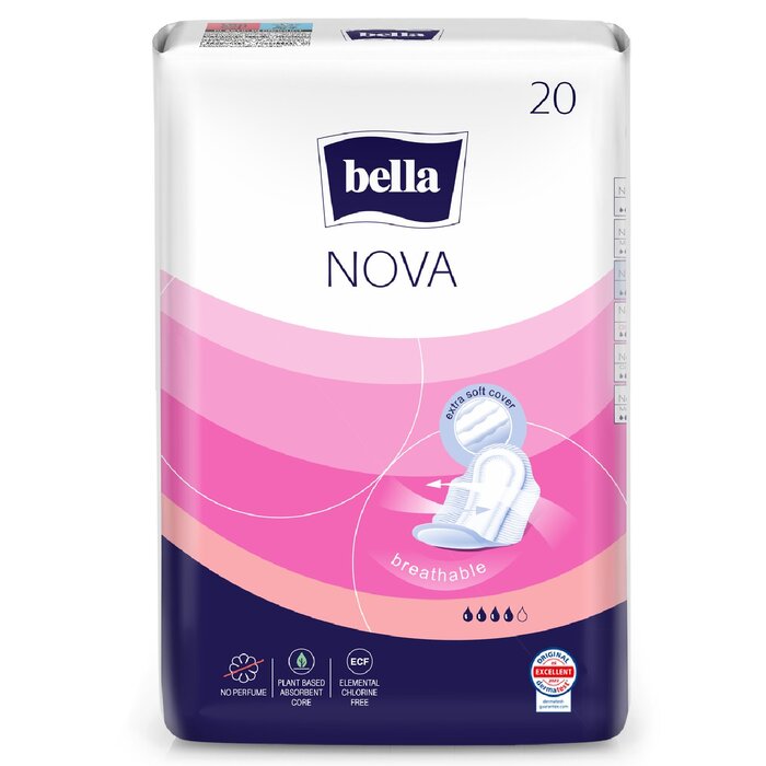 bella Maxi Damenbinden Nova mit Flügeln 20 Stück