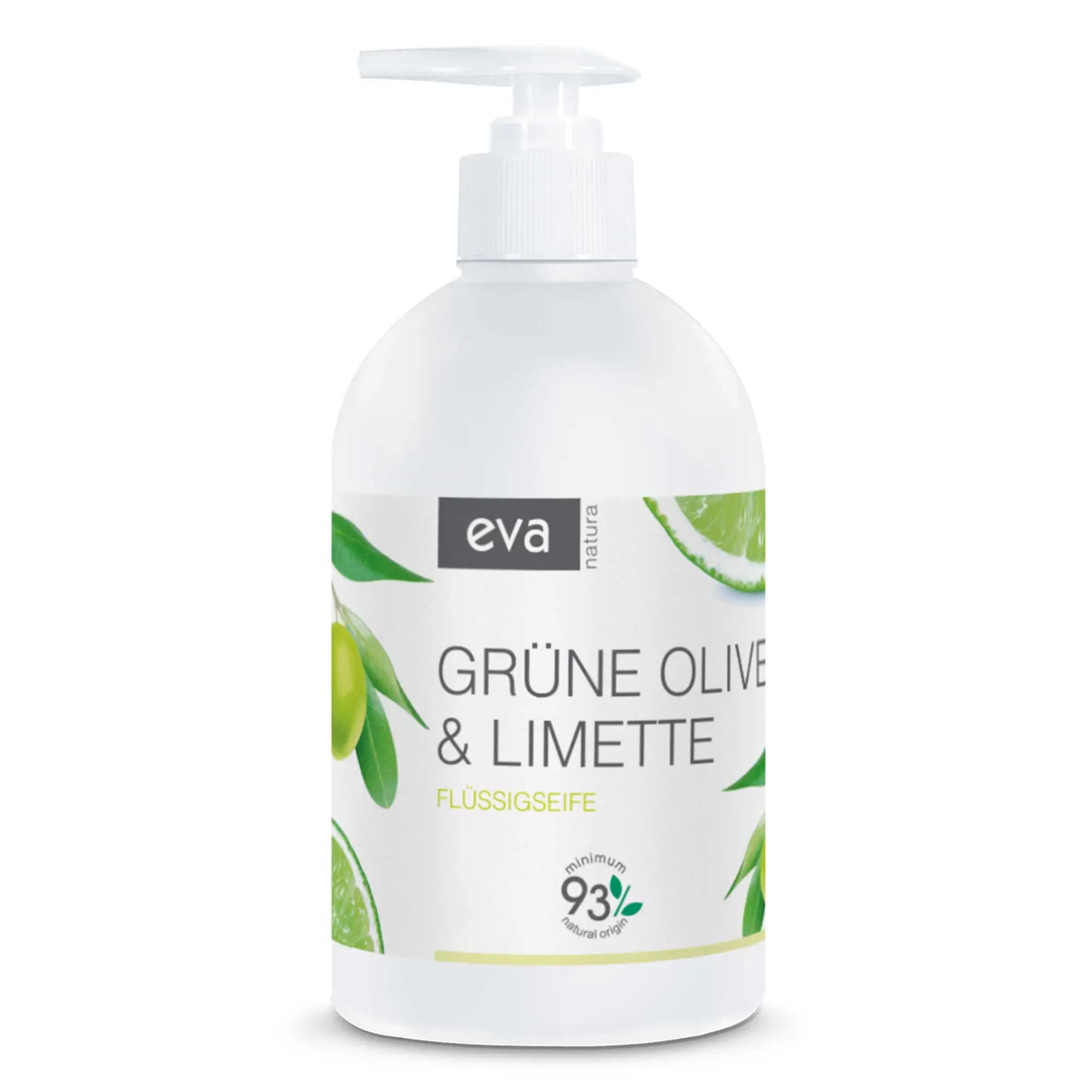Eva Natura Flüssigseife grüne Oliven und Limetten 500ml