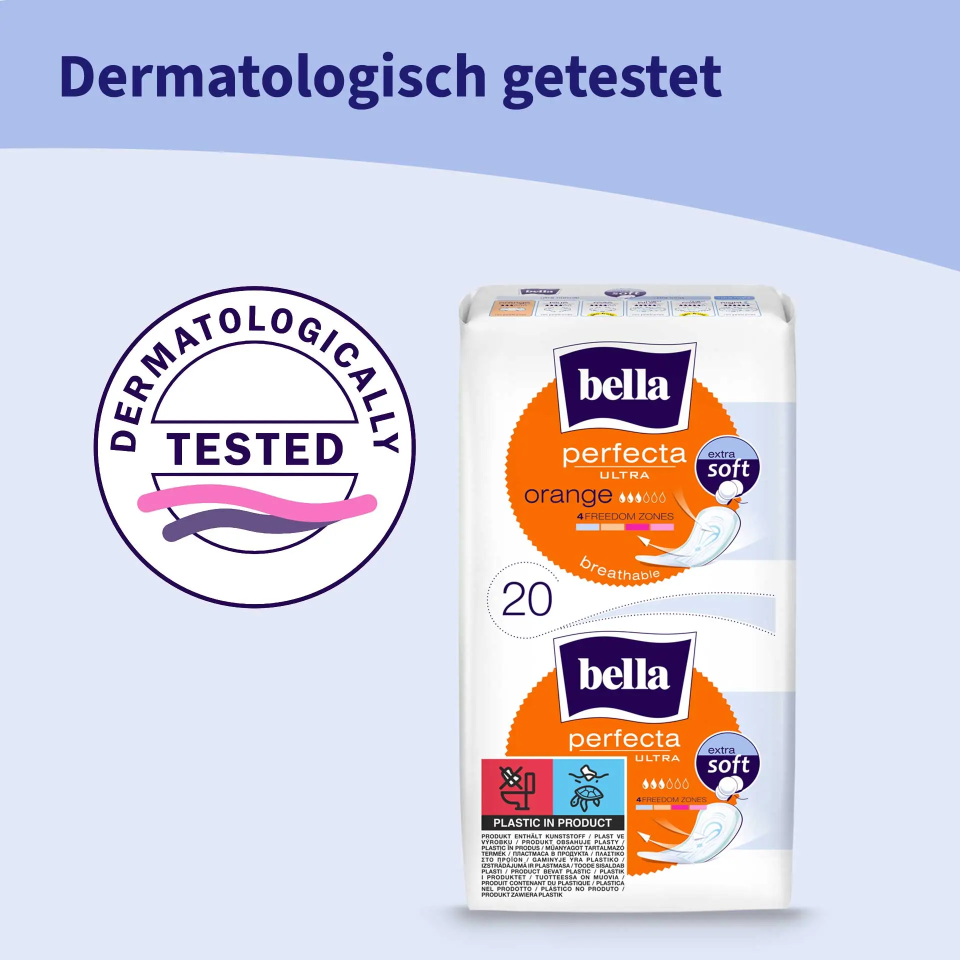 bella Perfecta, Ultra Binden Orange, Extra Soft (20 Stück)