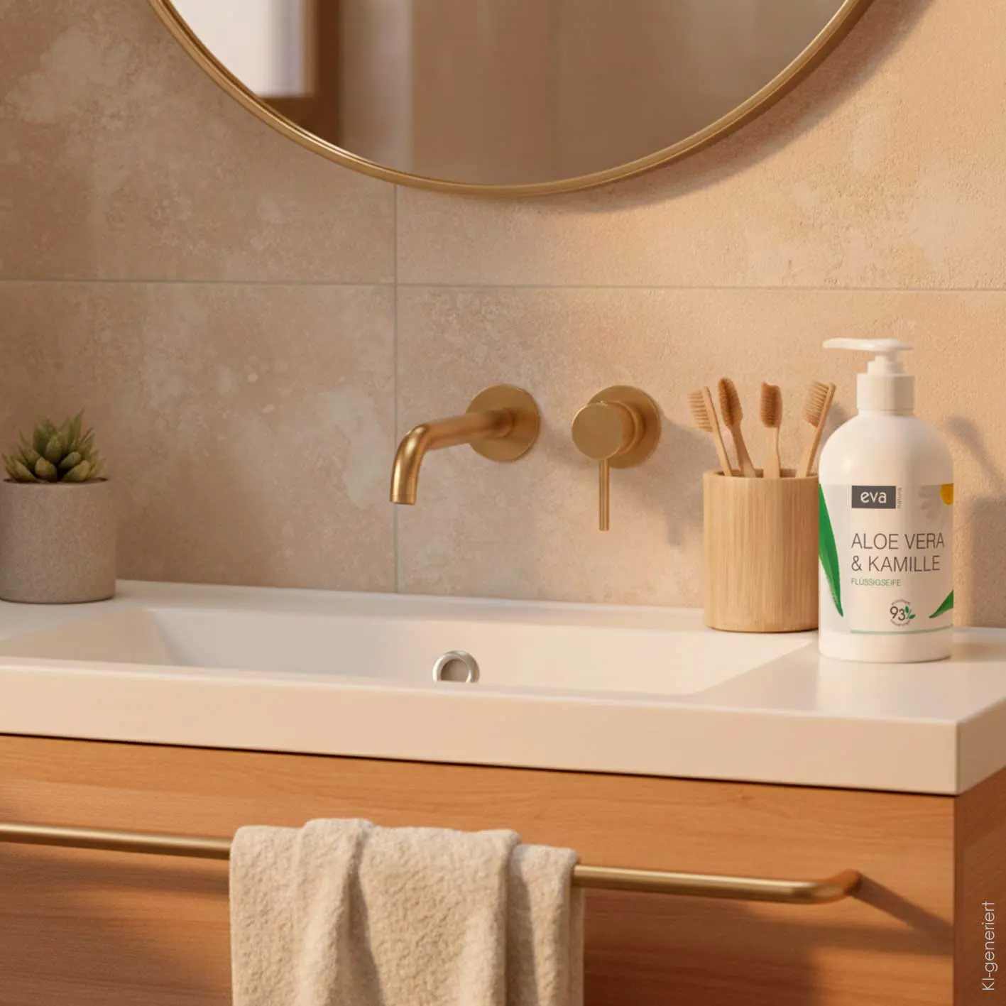 Eva Natura cremige Flüssigseife Aloe Vera und Kamille 500 ml