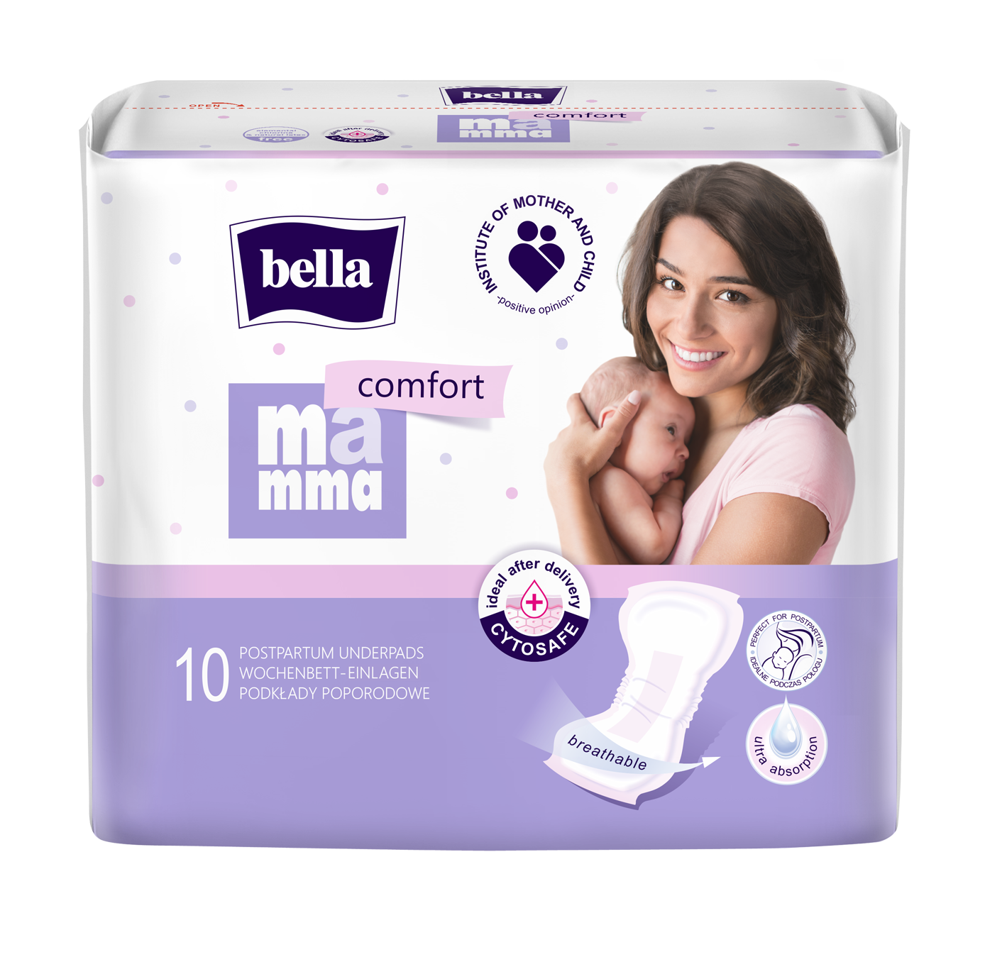 bella Mamma Comfort Wochenbett-Einlagen 10 Stück