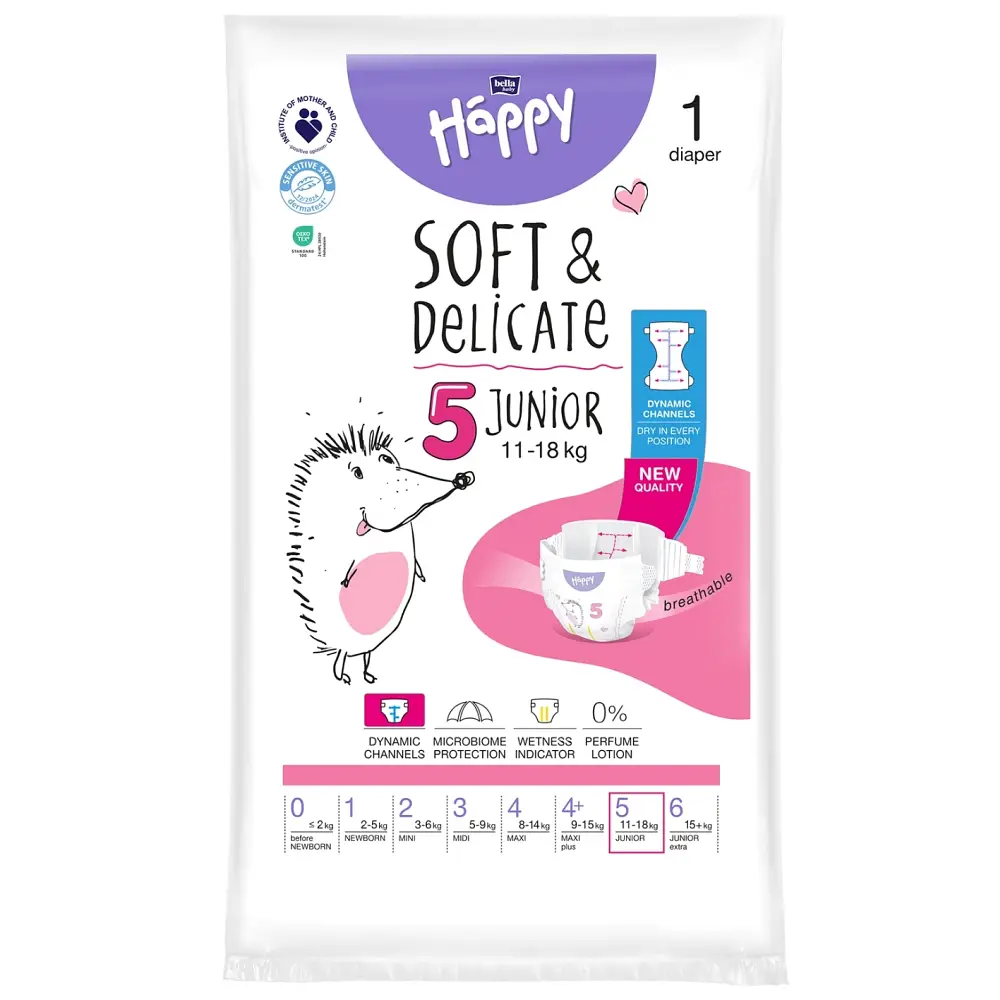 bella baby Happy Windeln 16 Stück im Einzelpack in den Größen 1–6