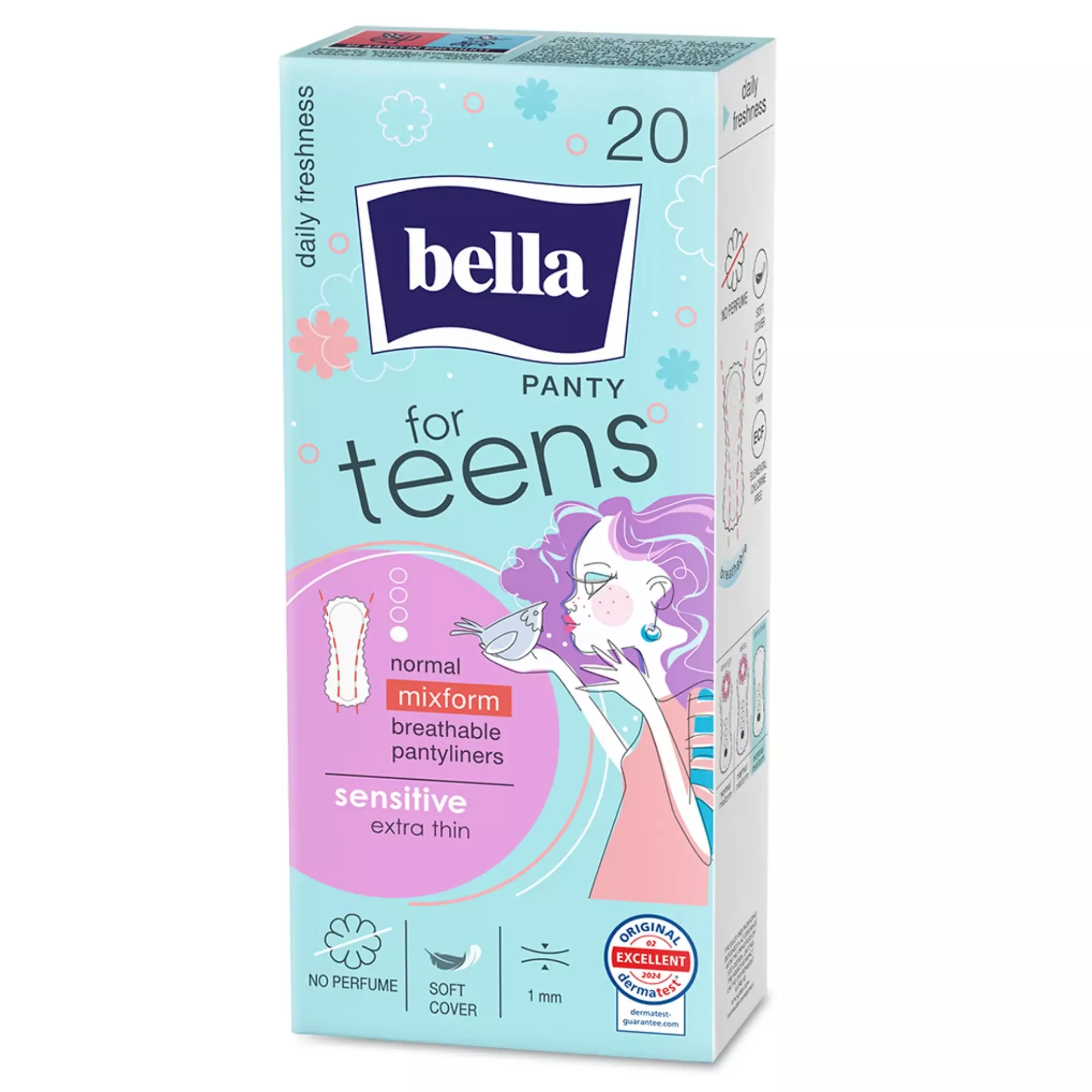 bella for Teens Slipeinlagen Sensitive 20 Stück