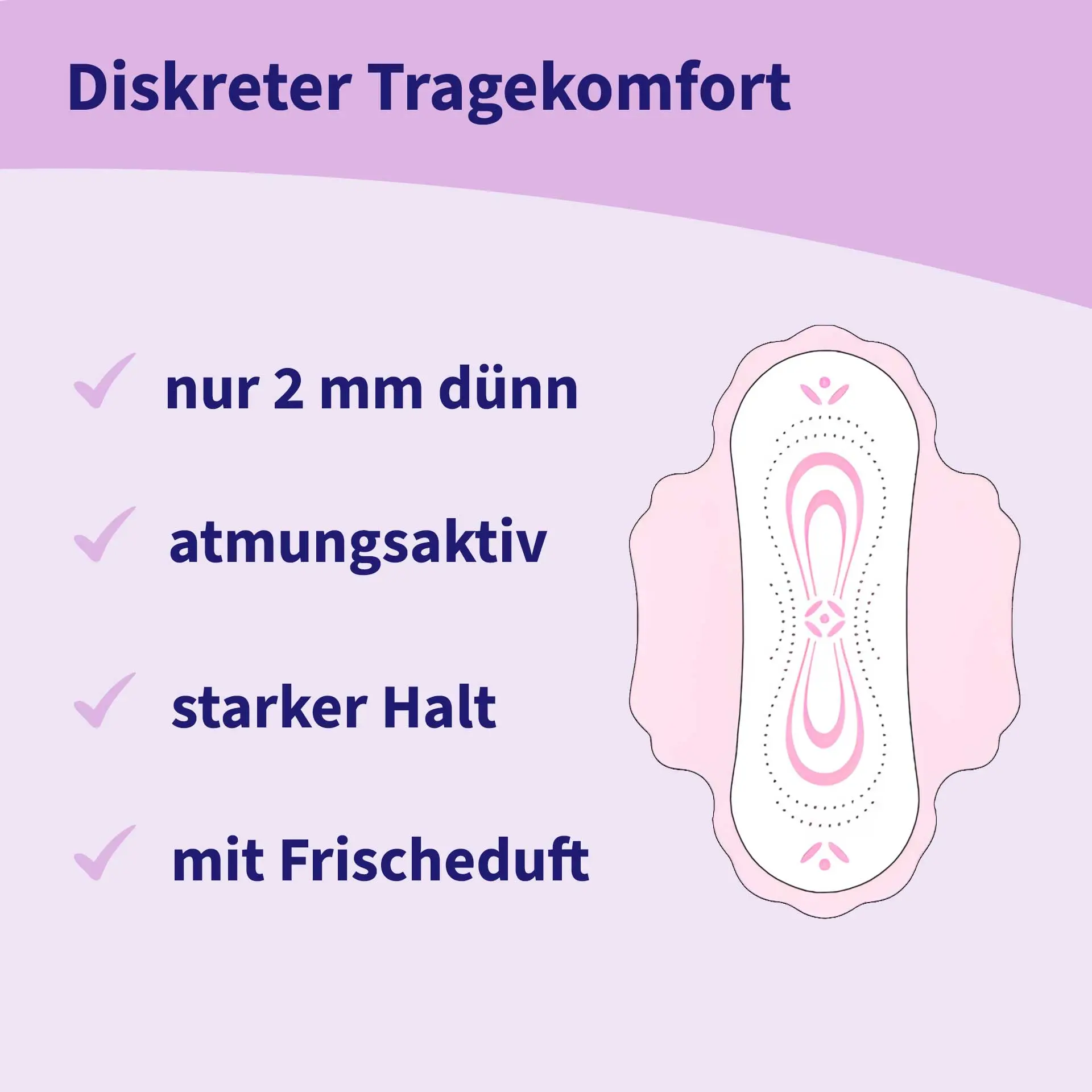 bella Perfecta, Ultra Binden Violet, mit Flügeln und Duft, Silky Drai (20 Stück)