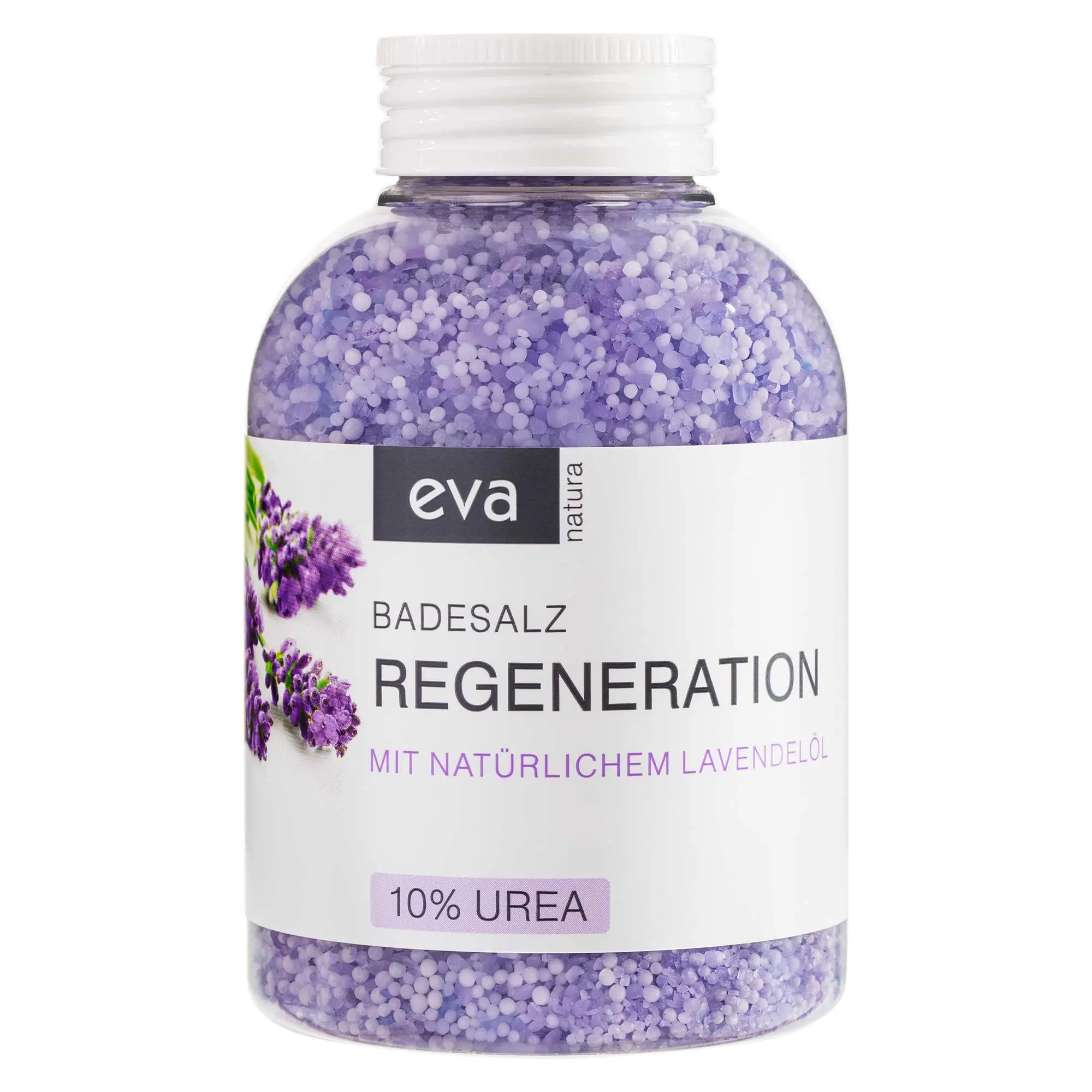 Eva Natura Badesalz Regeneration mit natürlichem Lavendelöl 600 g