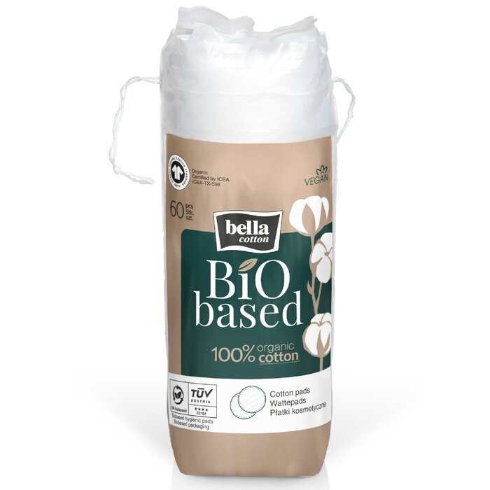 bella cotton bio based Duo-Wattepads 60 Stück