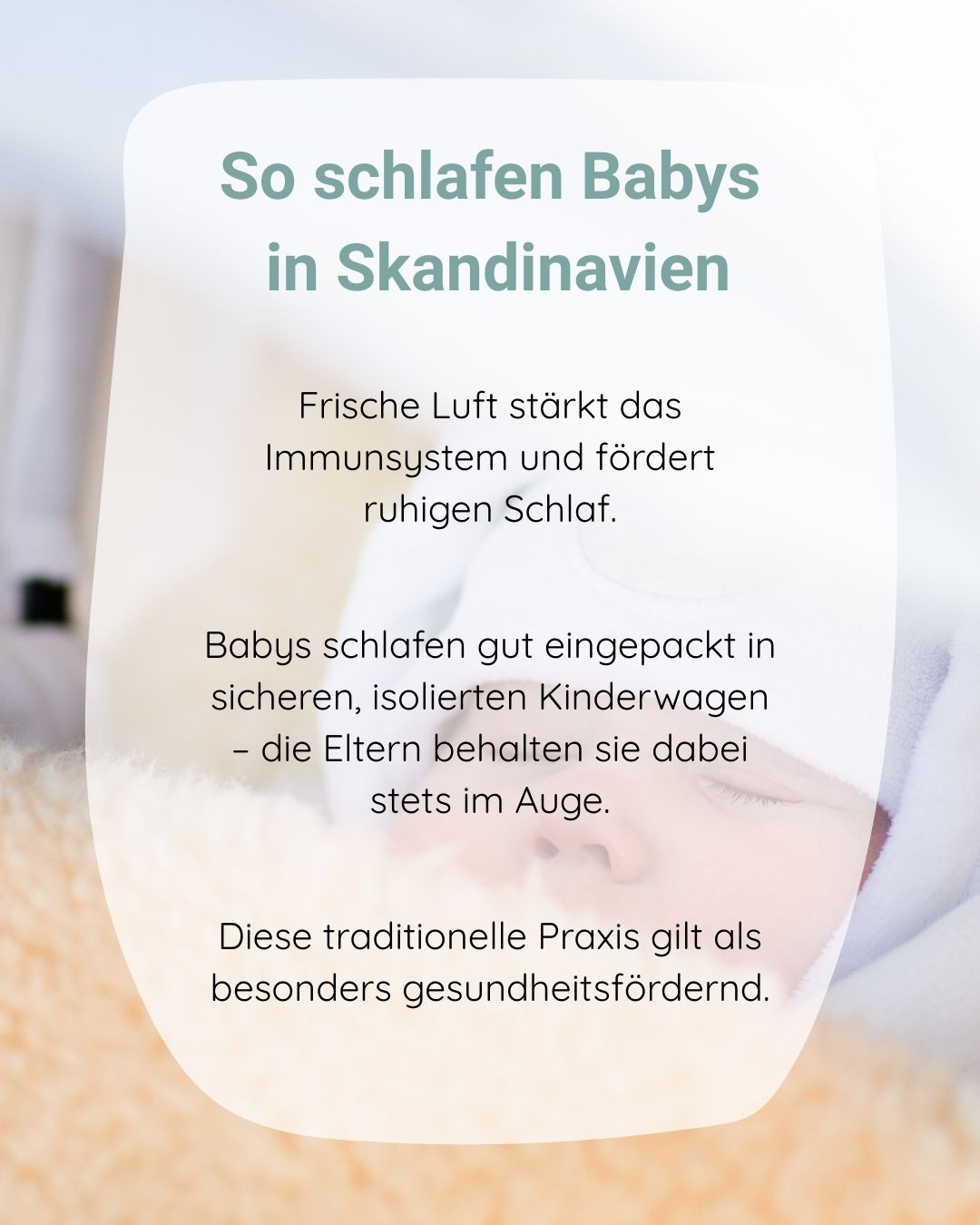 Da bibbern die kleinen Babyhände – oder doch nicht? ❄️🍼
In Skandinavien schlafen Babys draußen – selbst bei Kälte. Gut eingepackt in isolierten Kinderwagen genießen sie frische Luft, die das Immunsystem stärkt und den Schlaf verbessert. Viele Eltern behalten ihre Kleinen dabei liebevoll im Blick.
Würdet ihr eure Babys auch draußen schlafen lassen?
#babyschlaf #frischeluft #norden #elternleben #babygesundheit #bellababyhappy_deutschland
