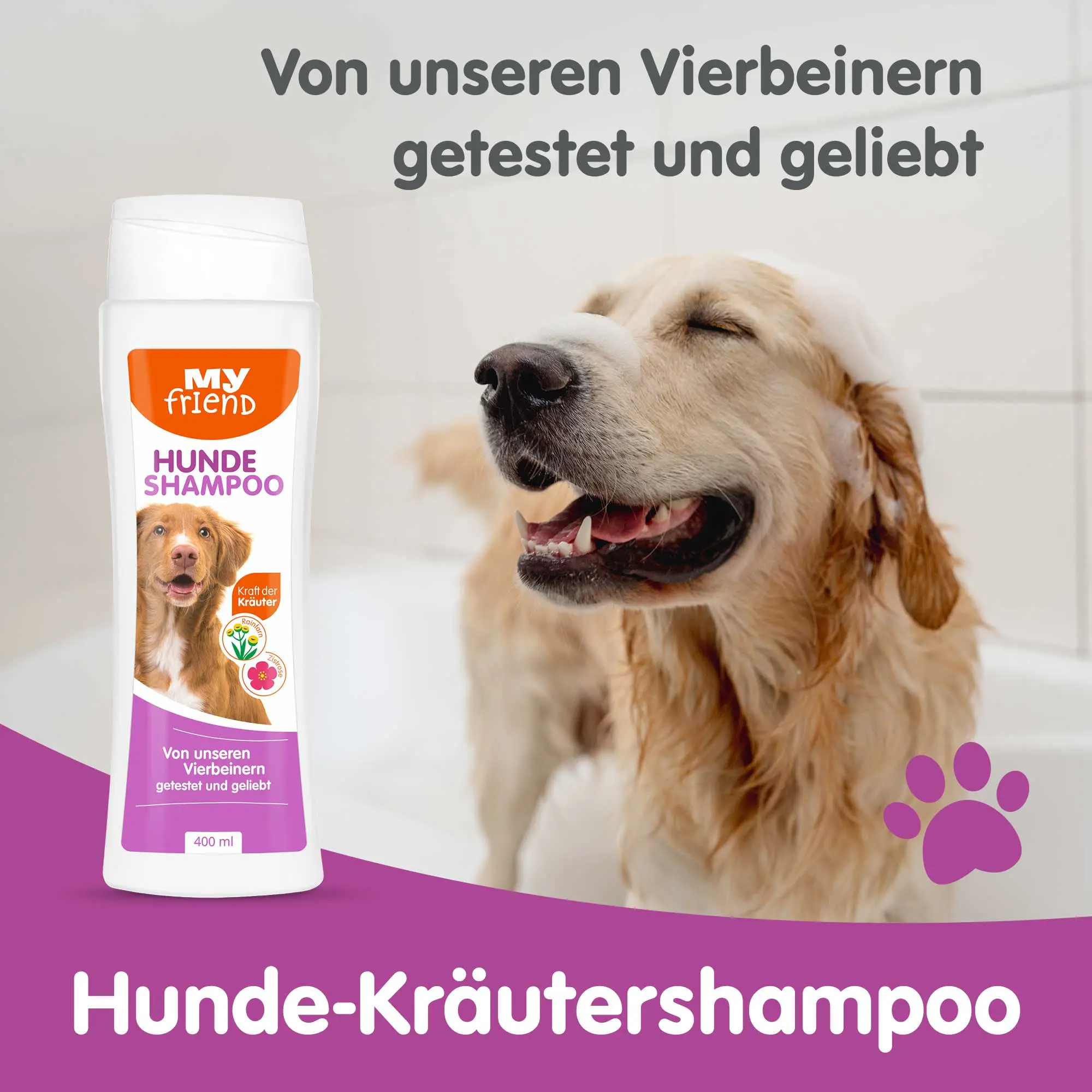 MY FRIEND Herbal shampoo for dogs 400 ml (DE)
