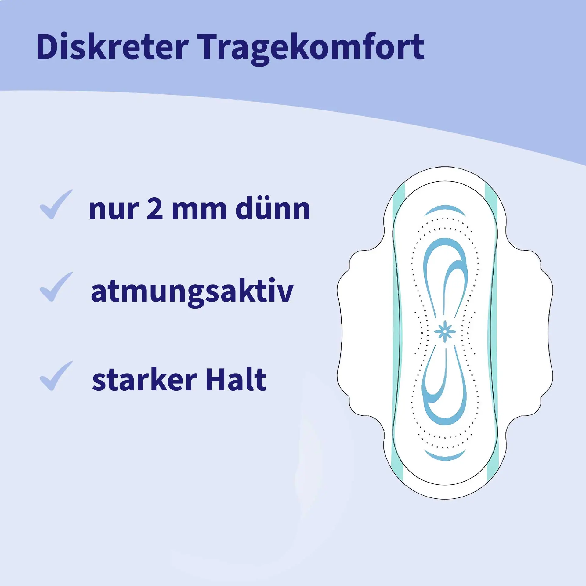 bella Perfecta, Ultra Binden Blue, mit Flügeln, Extra Soft (20 Stück)