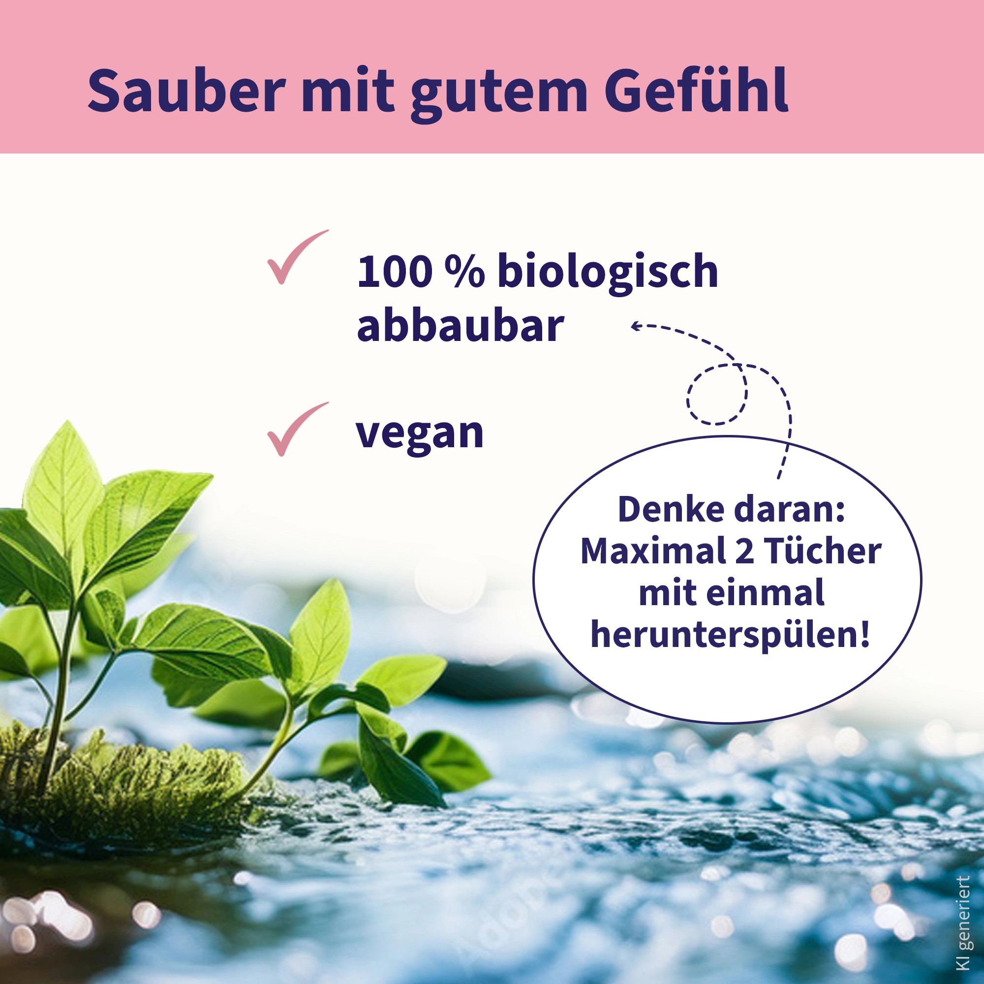 bella No.1 feuchtes Toilettenpapier Cotton Care 60 Stück