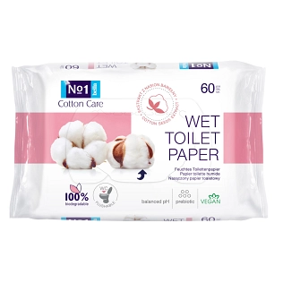 bella No.1 feuchtes Toilettenpapier Cotton Care 60 Stück