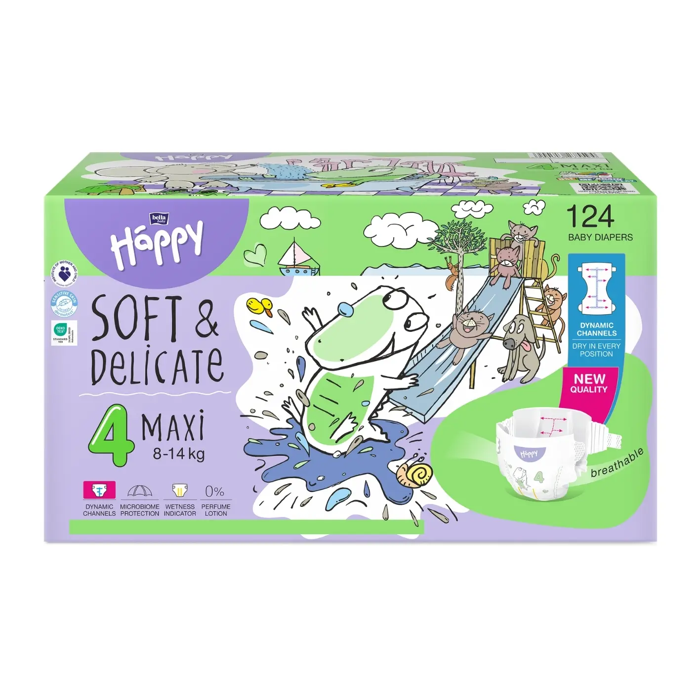 bella baby Happy, Windeln, Größe 4, Maxi 8–14 kg 
