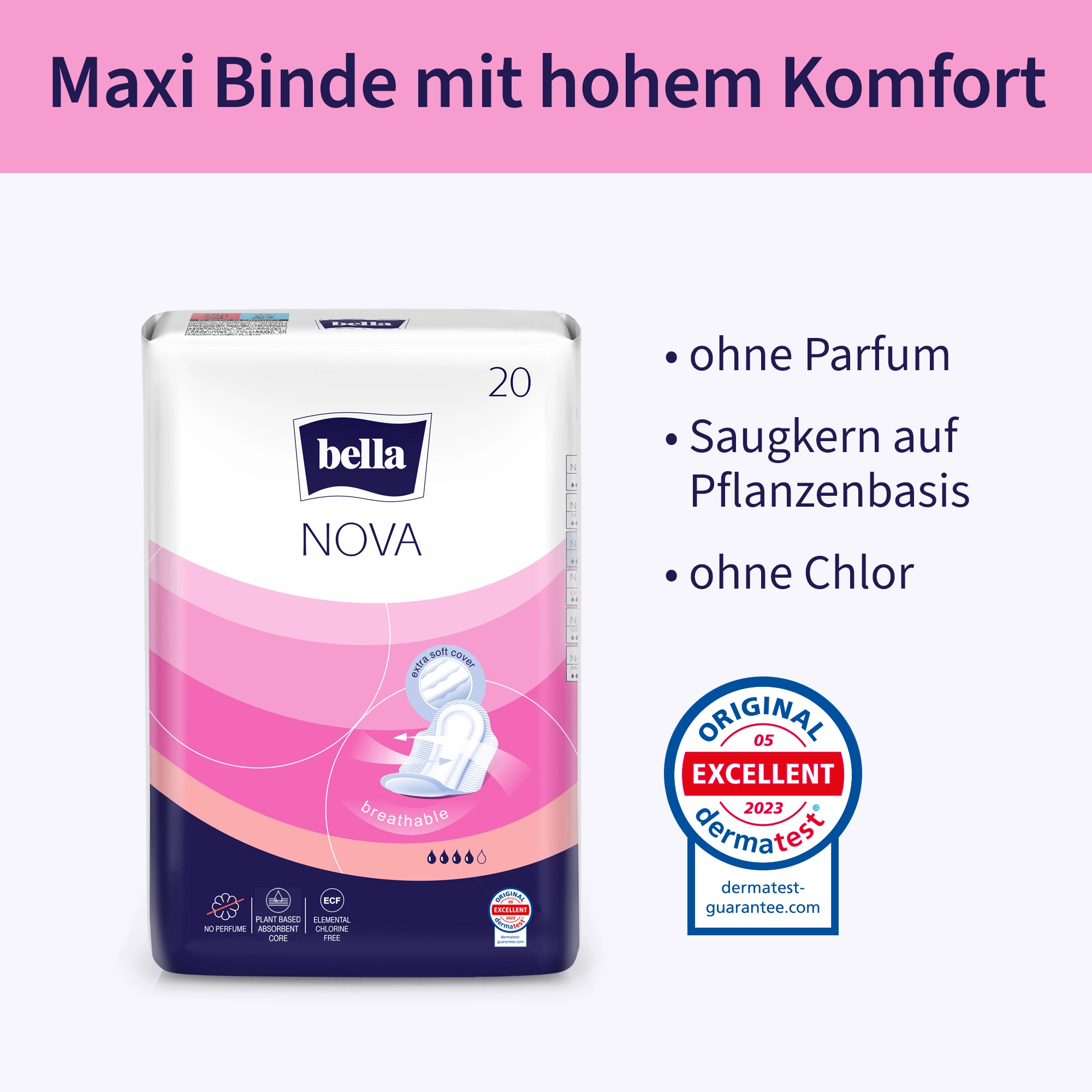 bella Maxi Binden Nova mit Fl. 20 Stück