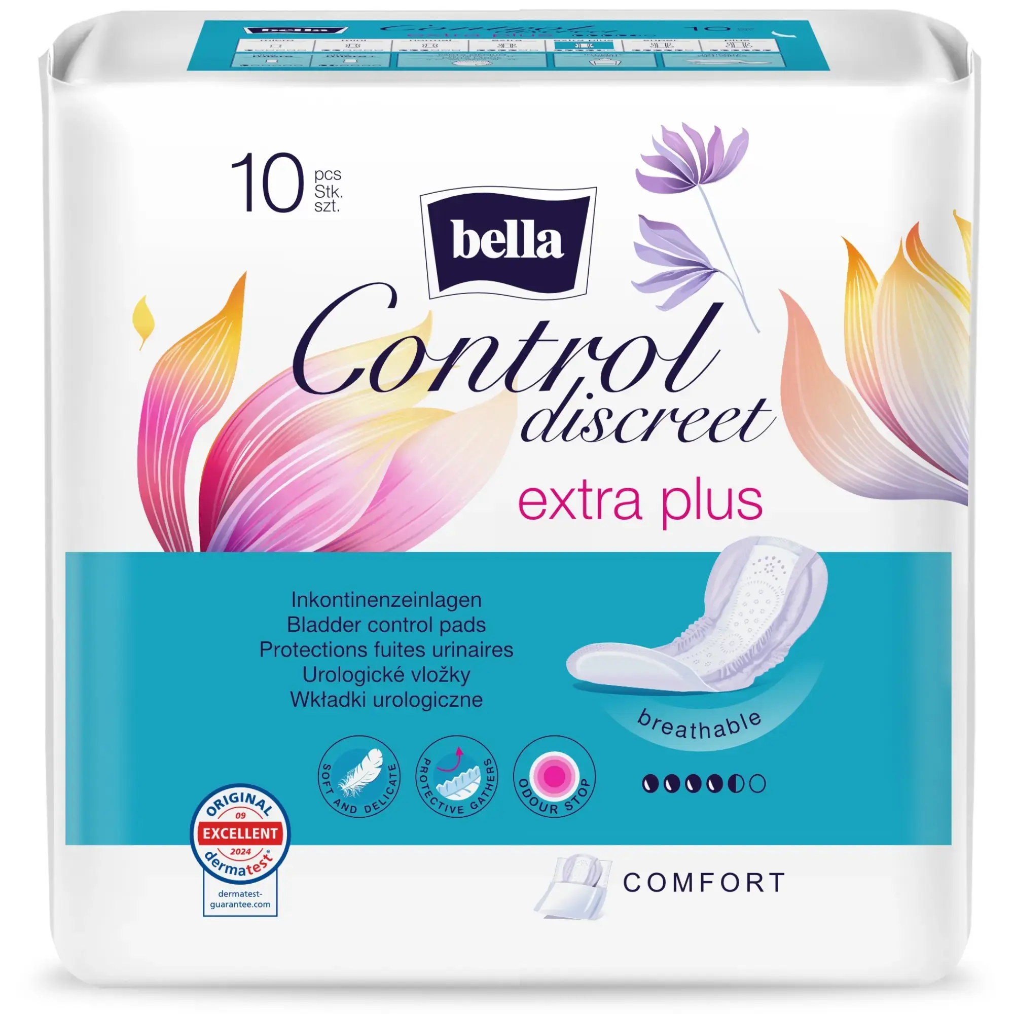 bella Control Discreet Inkontinenzeinlagen Extra Plus 10 Stück