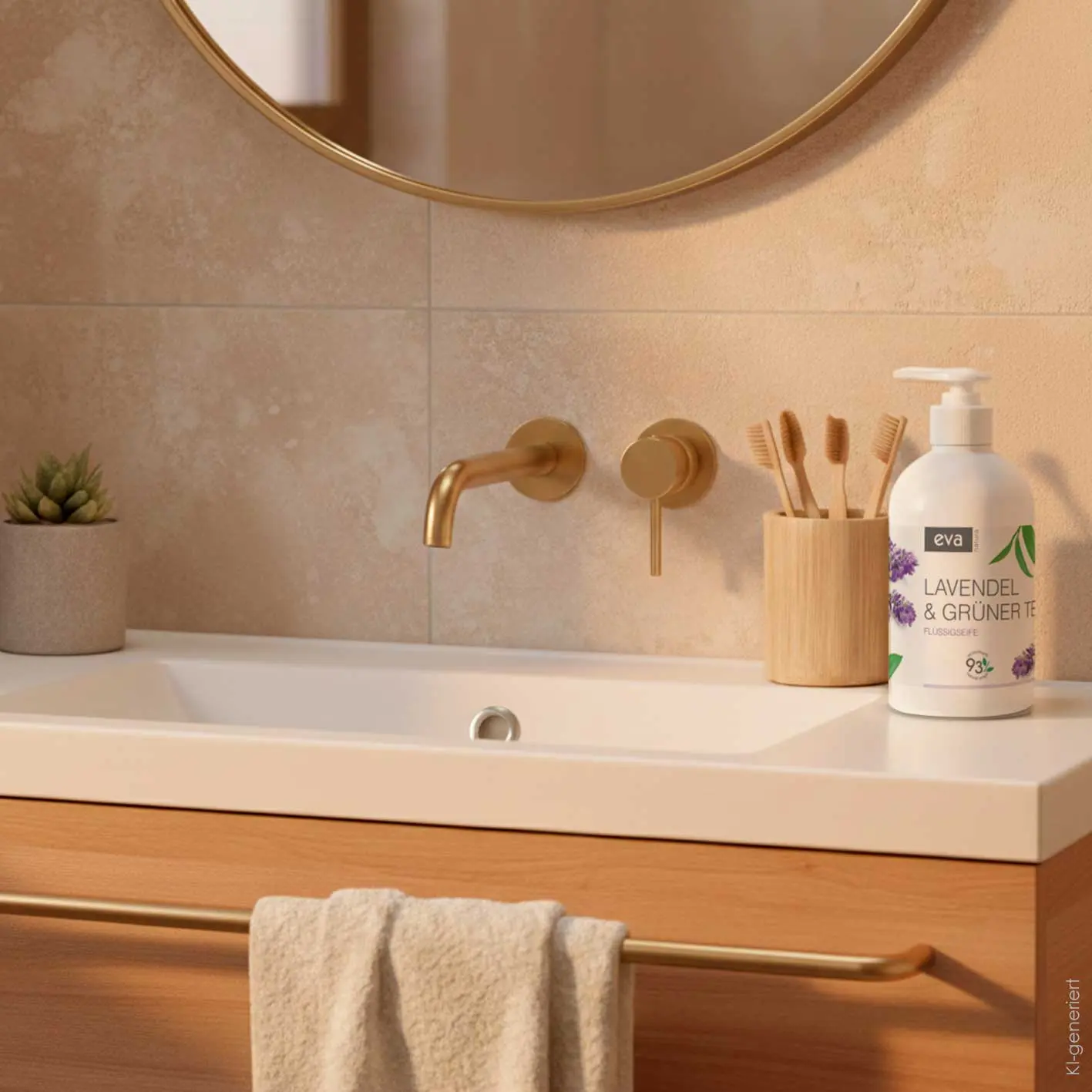 Eva Natura cremige Flüssigseife Lavendel und grüner Tee 500 ml