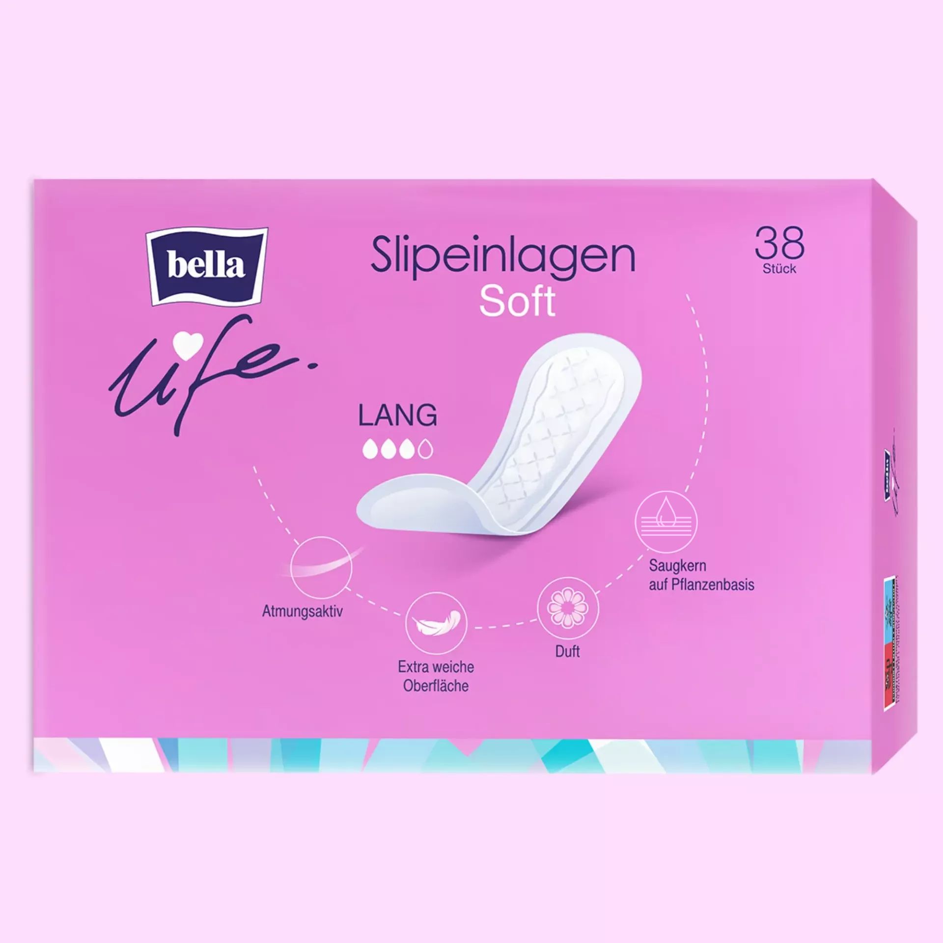 bella life Slipeinlagen Soft Lang mit Frischeduft 38 Stück