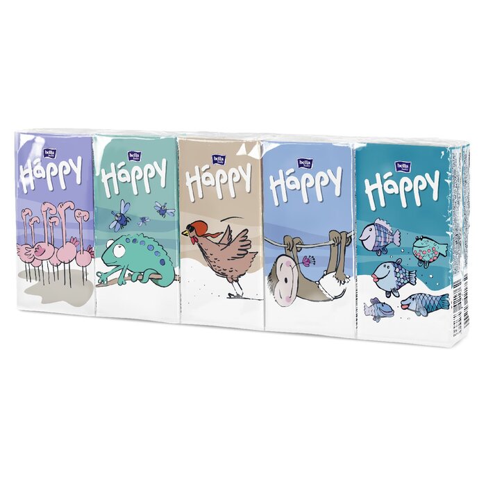bella baby Happy Taschentücher 3-lagig 10x9 Stück
